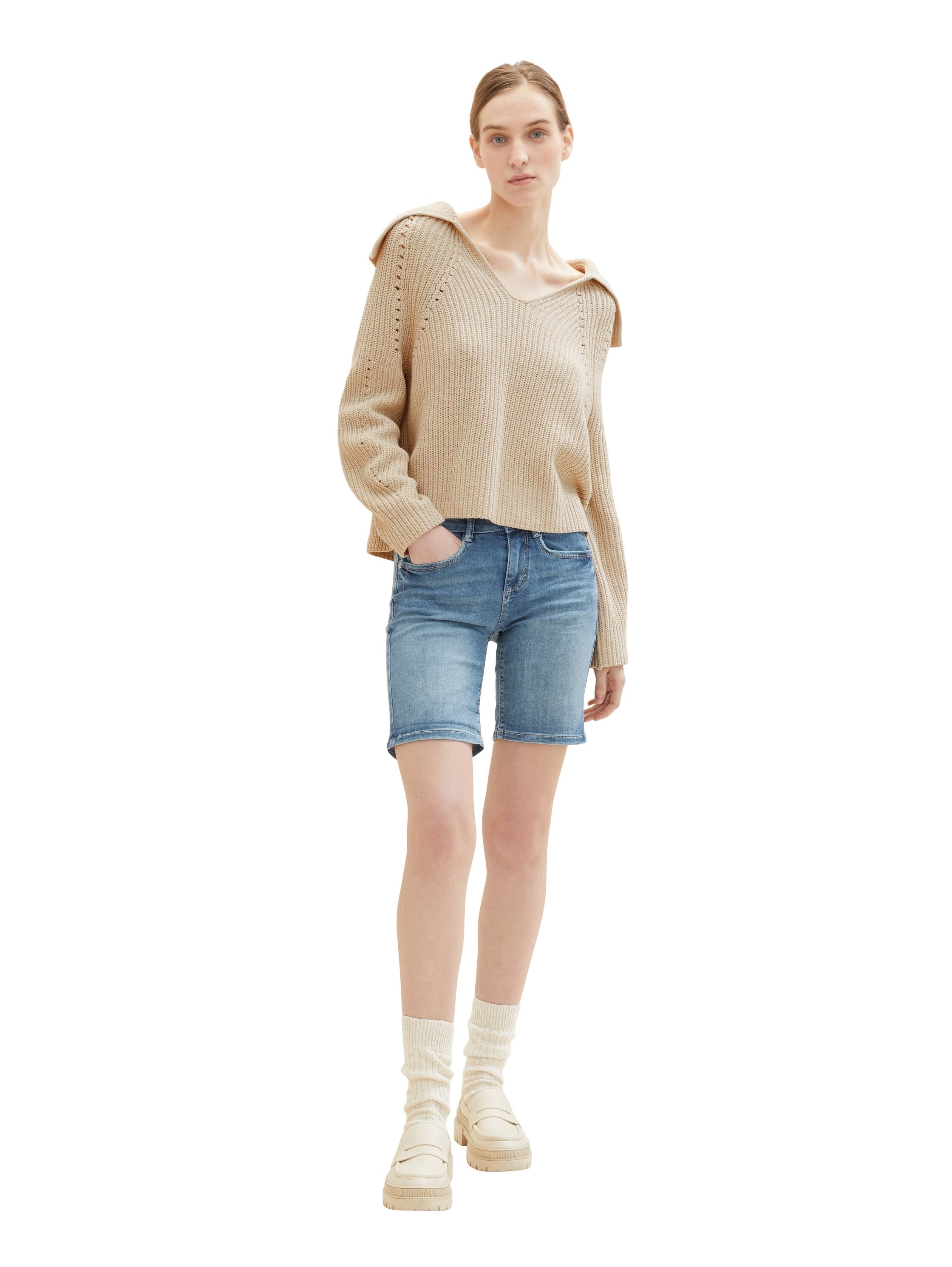 Alexa Slim Jeansshorts