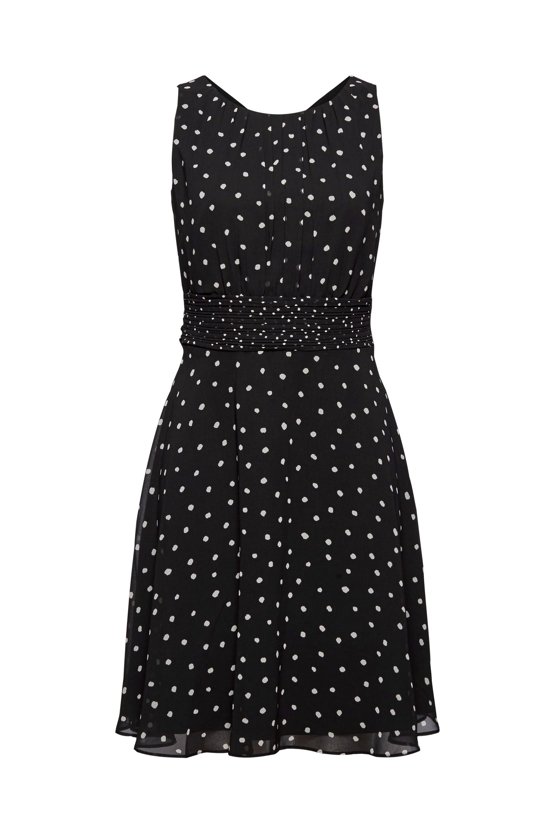 Esprit Crêpe-Chiffon Kleid Damen Ausgestellt Elegant