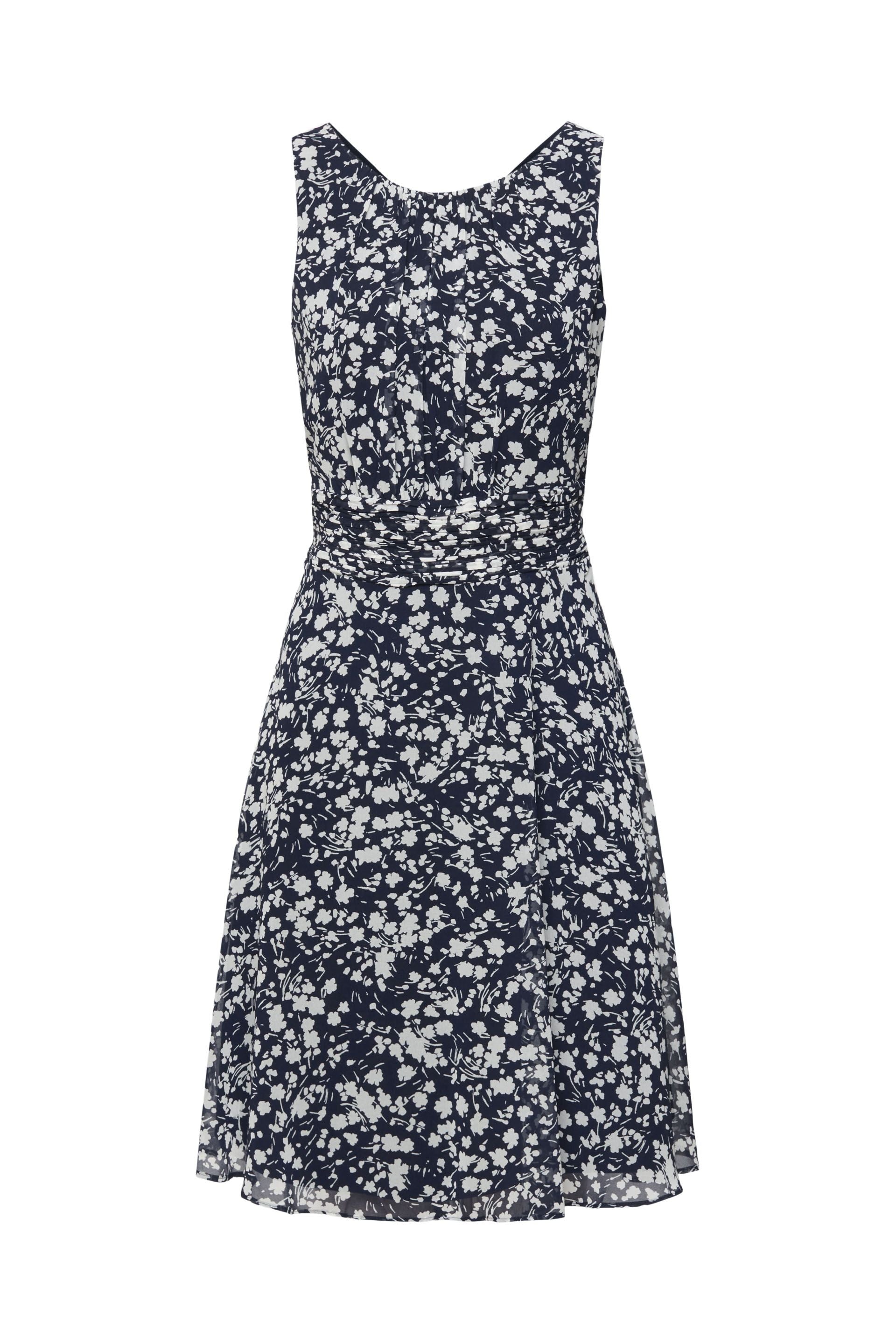 Esprit Crêpe-Chiffon Kleid Damen Ausgestellt Elegant