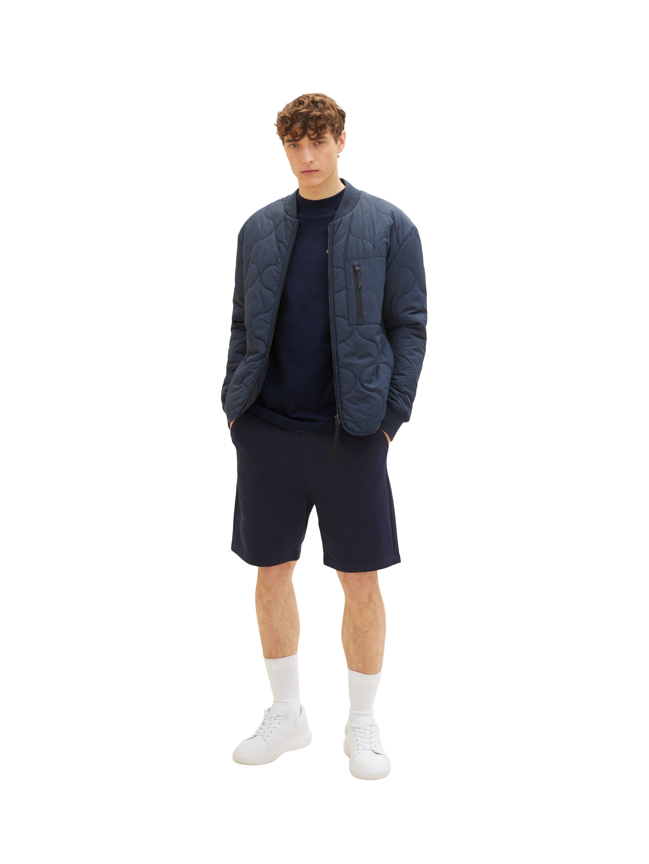 Tom Tailor Denim Shorts mit Kordelzug Relaxed Fit für Männer