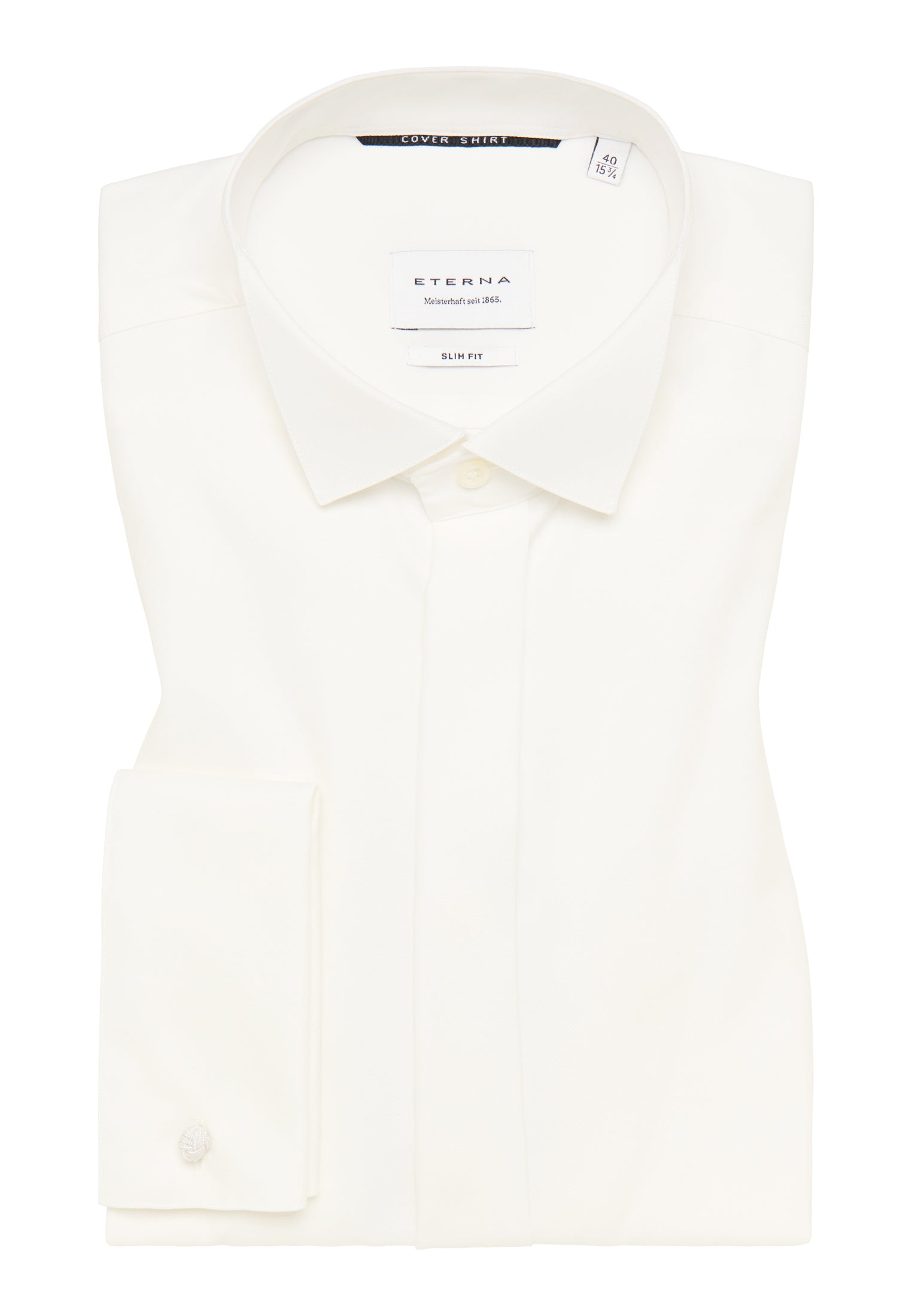 Eterna Business-Hemd Herren Kläppchen-Kragen Umschlagmanschette