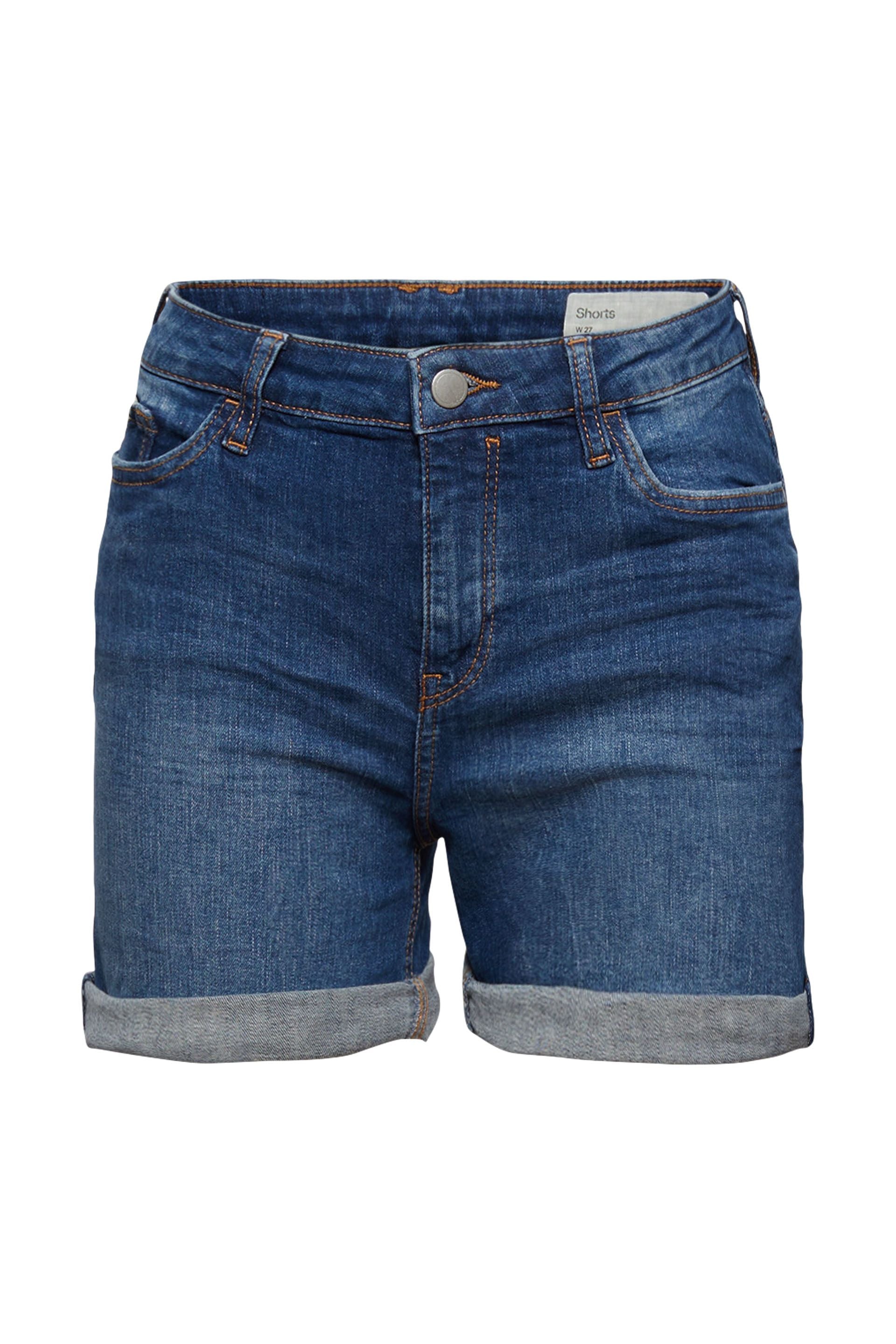 Esprit Denim Jeans Damen Stretch Bio-Baumwolle Mittelhoher Bund
