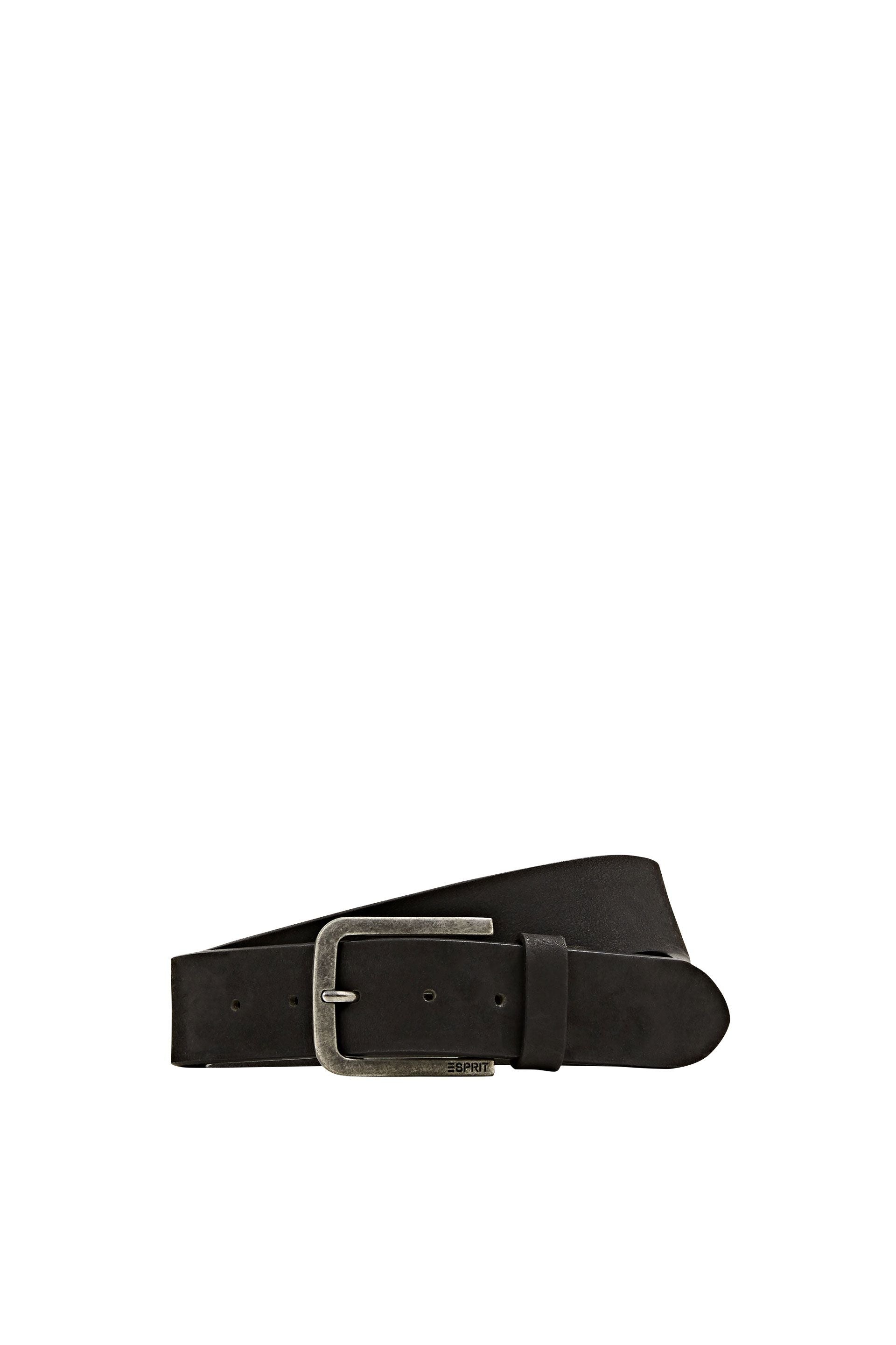 Esprit Herren Gürtel Vintage Metallschnalle Nubukleder