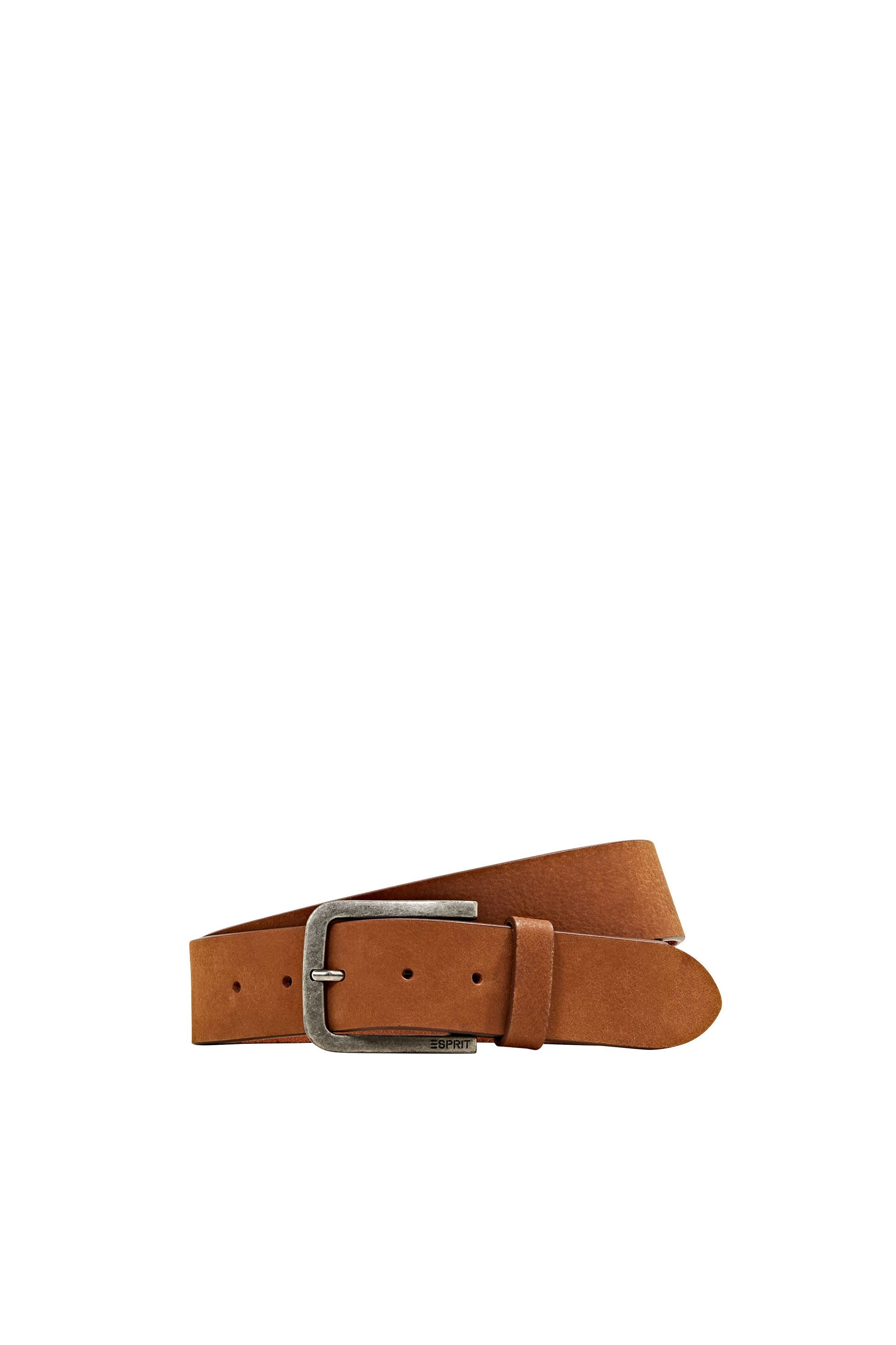 Esprit Herren Gürtel Vintage Metallschnalle Nubukleder