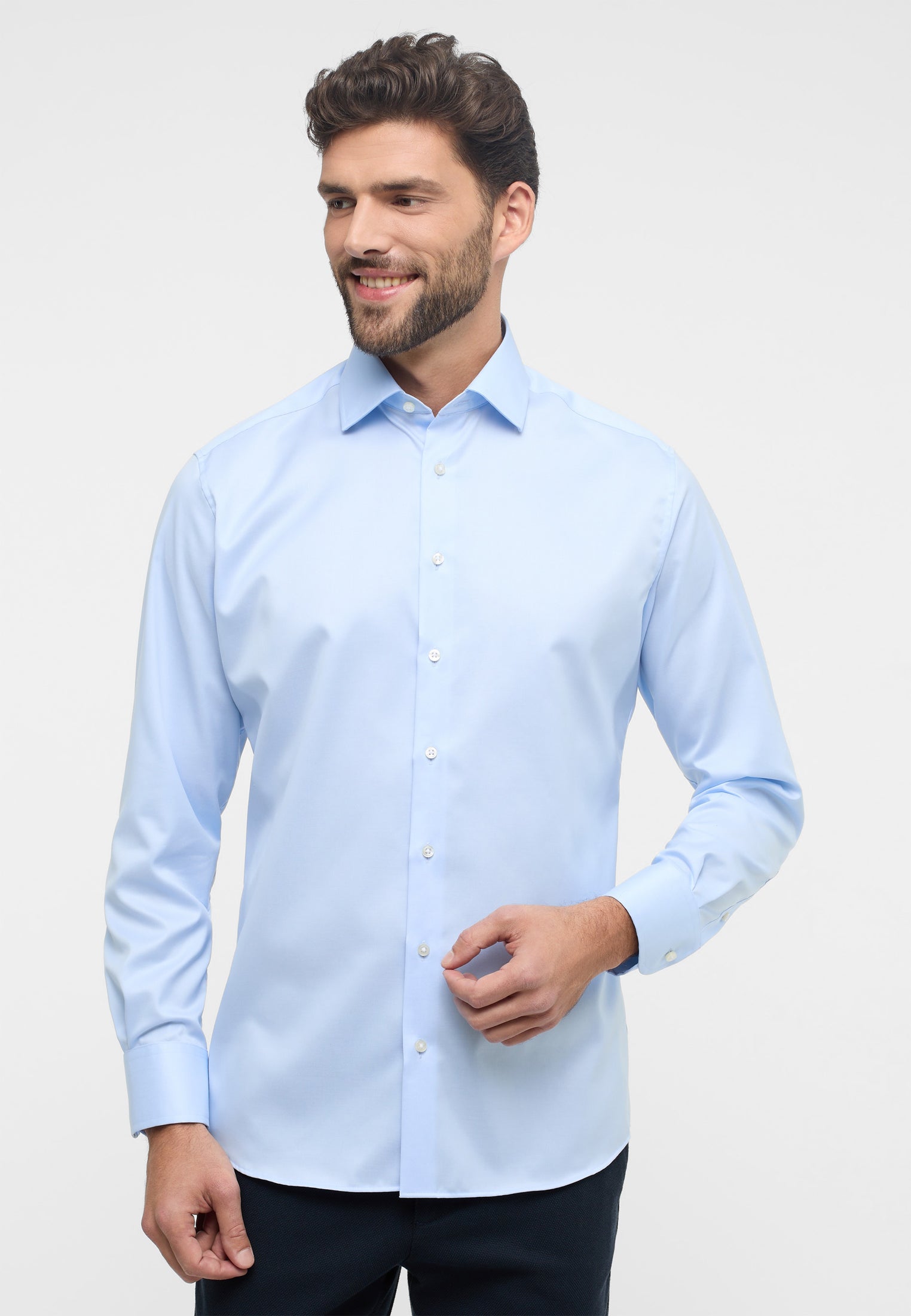 ETERNA LUXURY SHIRT Modern Fit Herren Bügelfrei