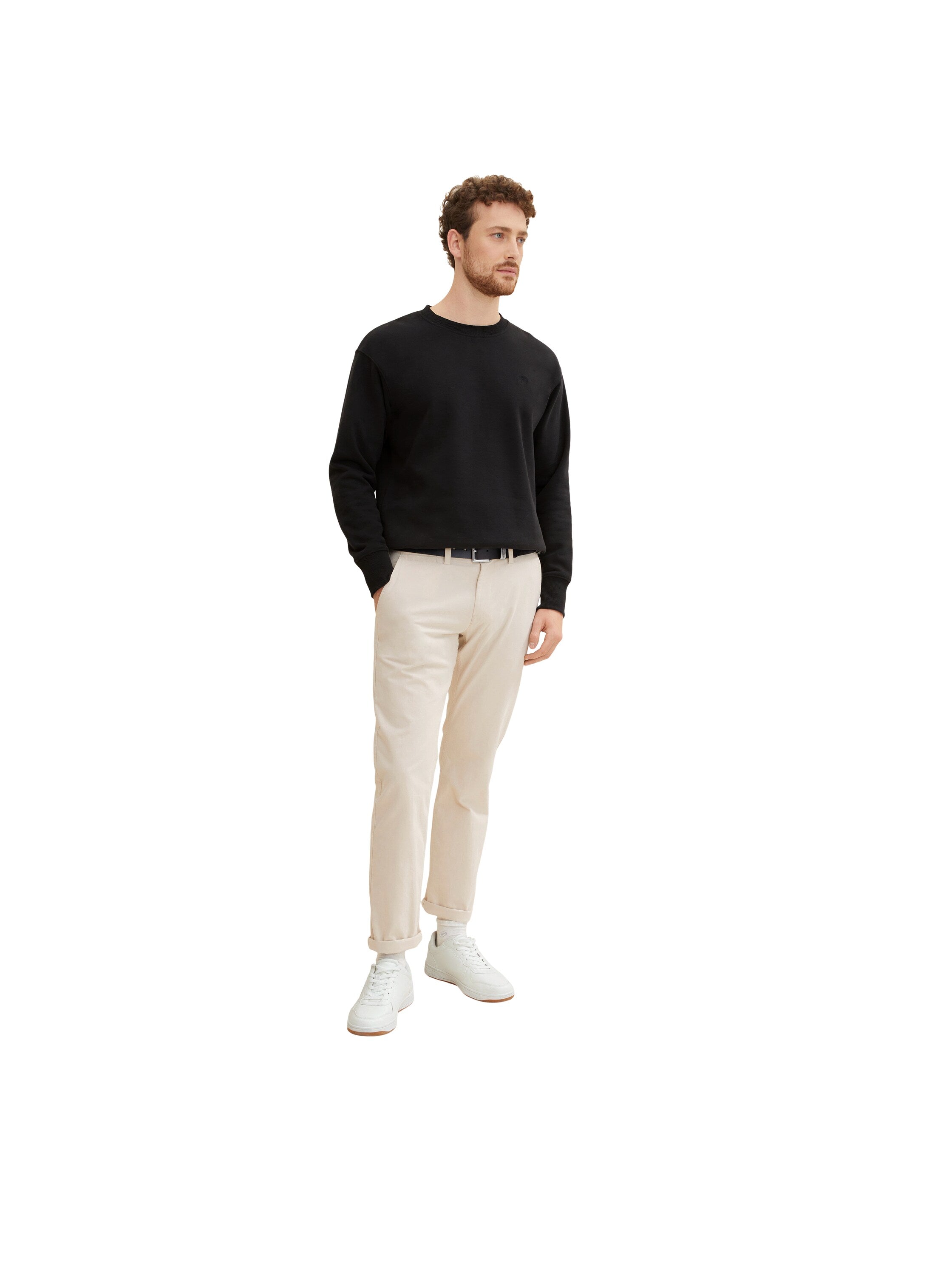 TOM TAILOR Ledergürtel Vintage Look Herren Metallschließe