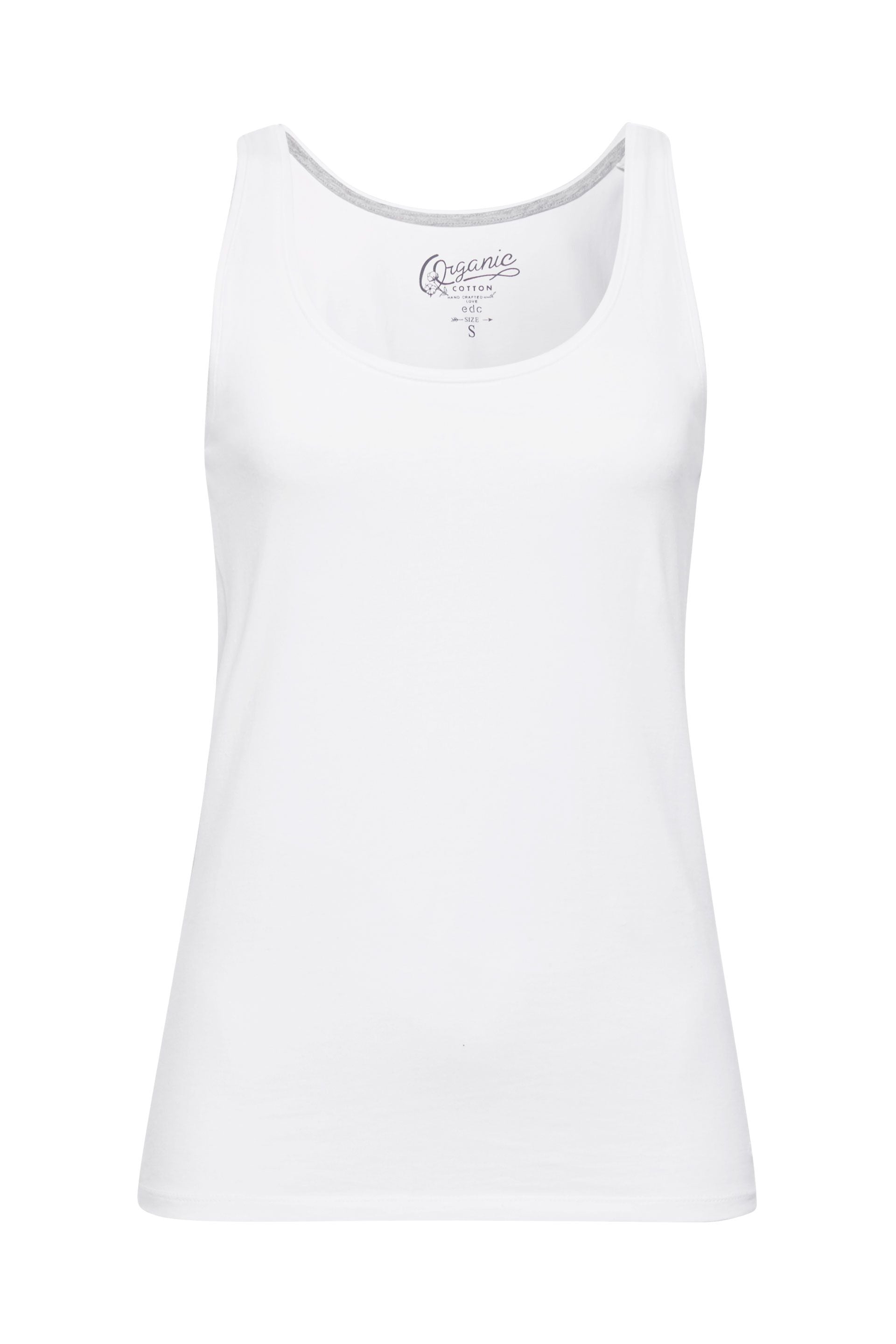 Esprit Basic T-Shirt Damen Organic Cotton Stretch Fit