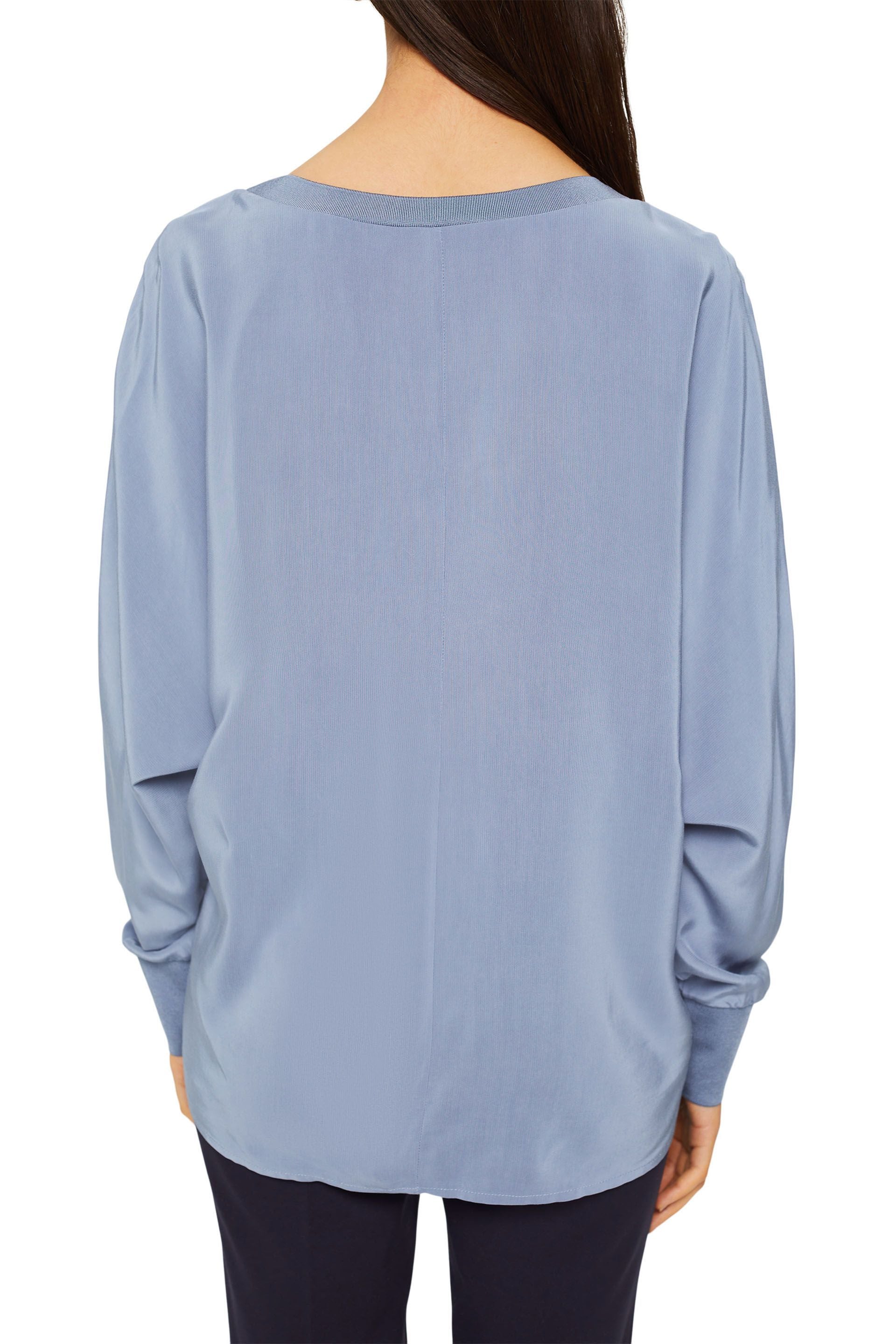 ESPRIT Bluse Damen Viskose Lockere Passform