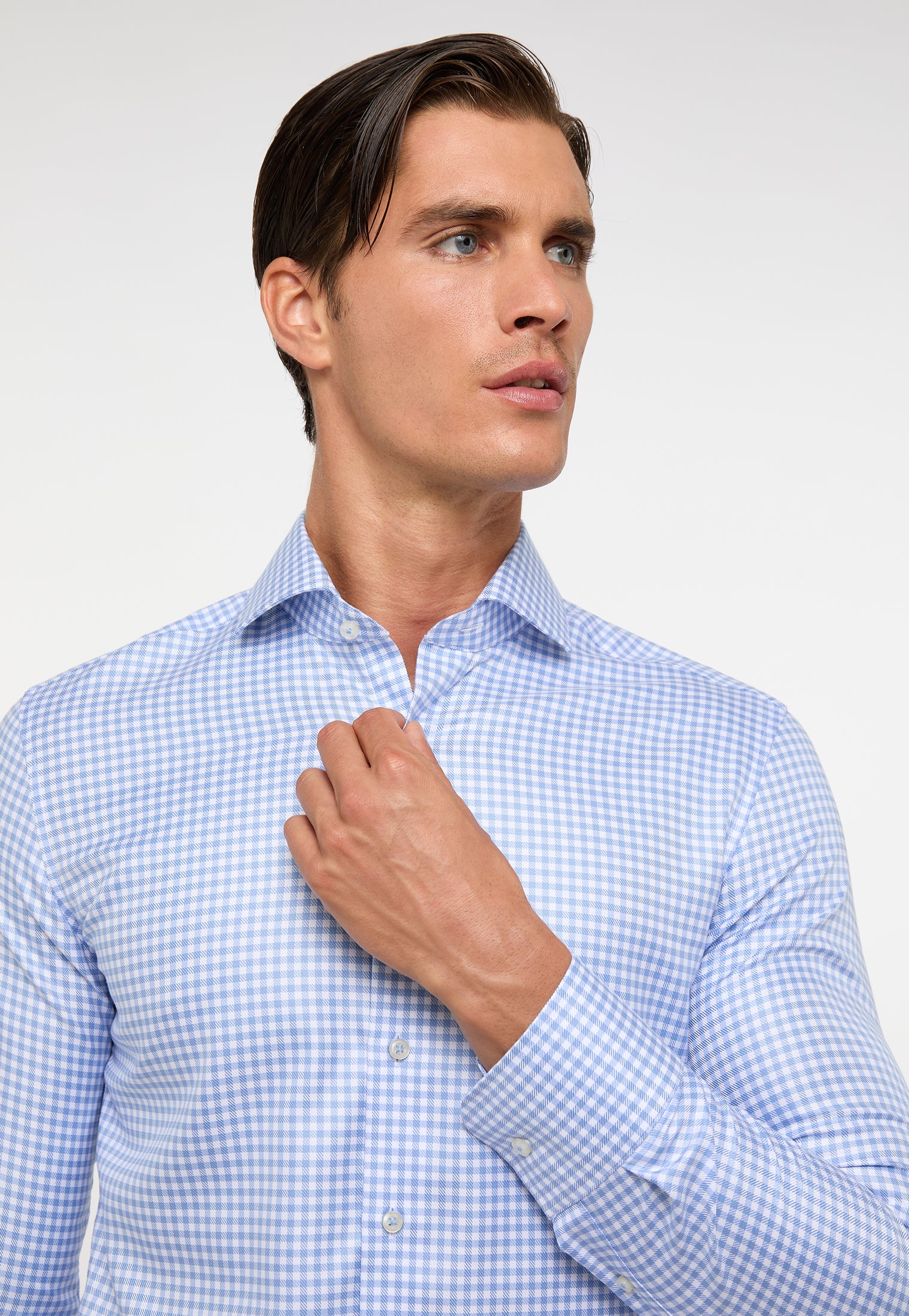 ETERNA Premium SLIM FIT Langarmhemd Herren CO₂-bilanziert