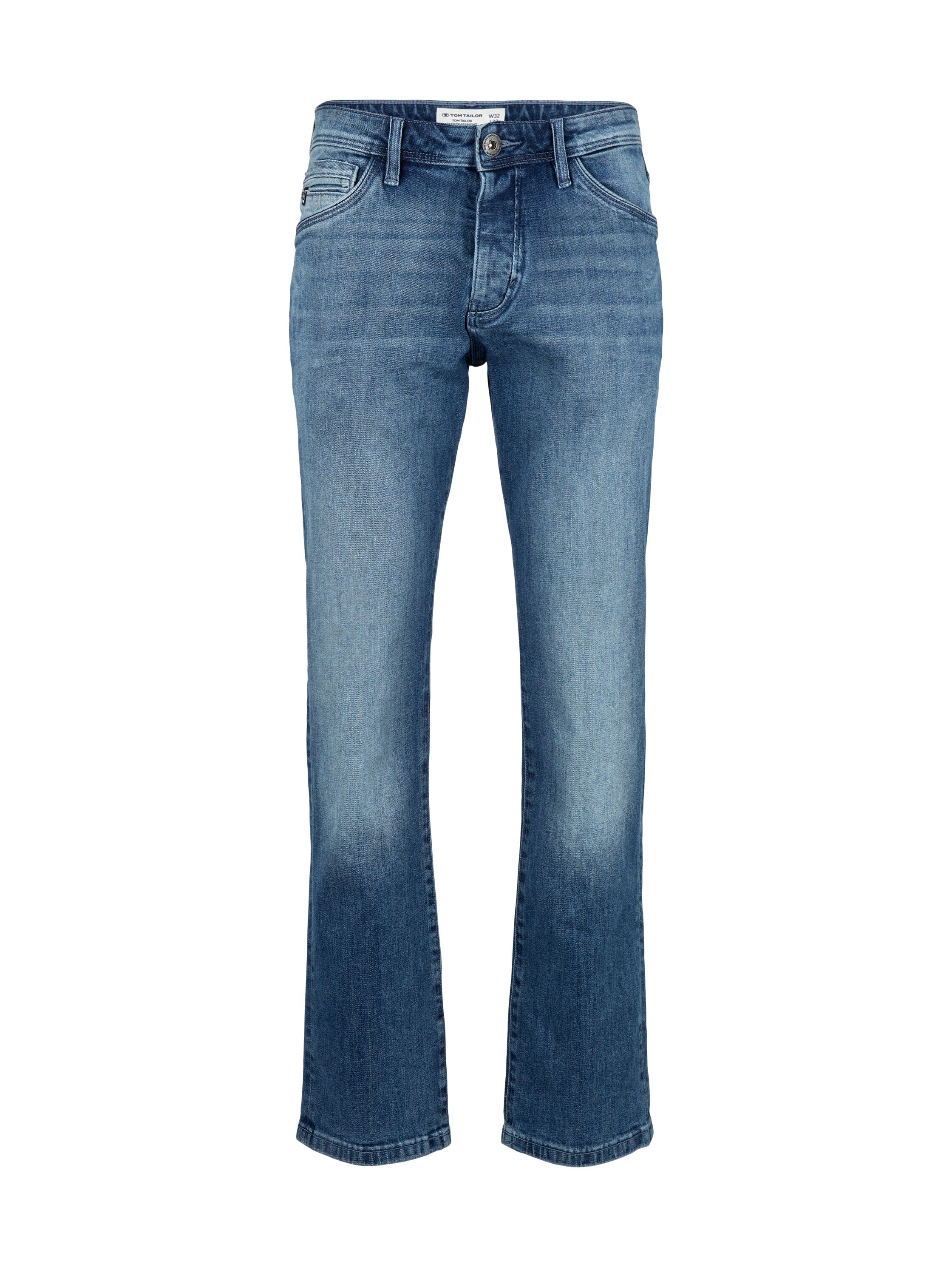 Tom Tailor Denim Jeans Marvin Straight Fit Herren Dehnbarem Denim