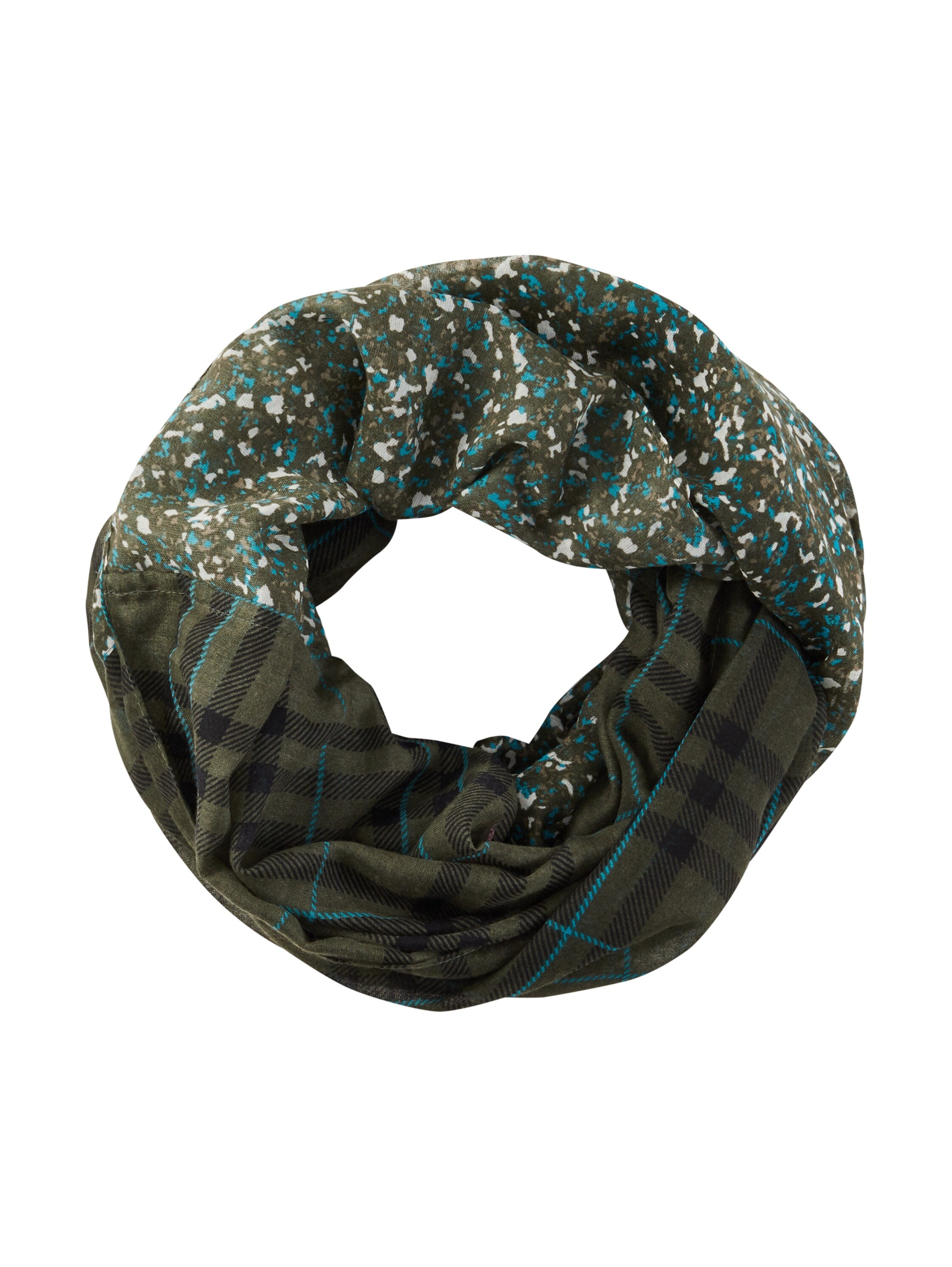 Tom Tailor Denim Schal gemustert Unisex aus recycelten Polyesterfasern