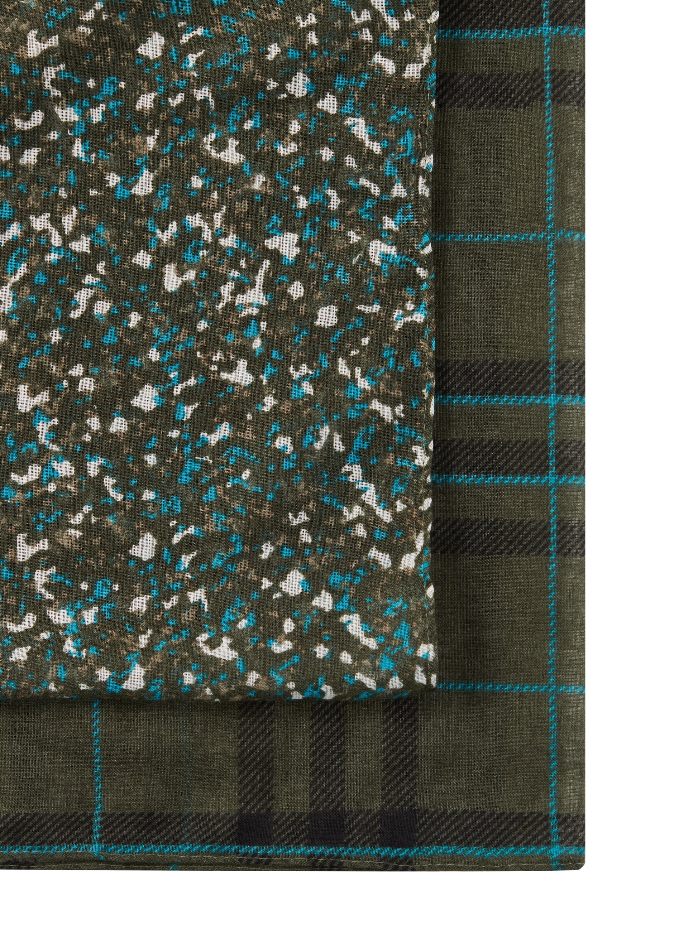 Tom Tailor Denim Schal gemustert Unisex aus recycelten Polyesterfasern