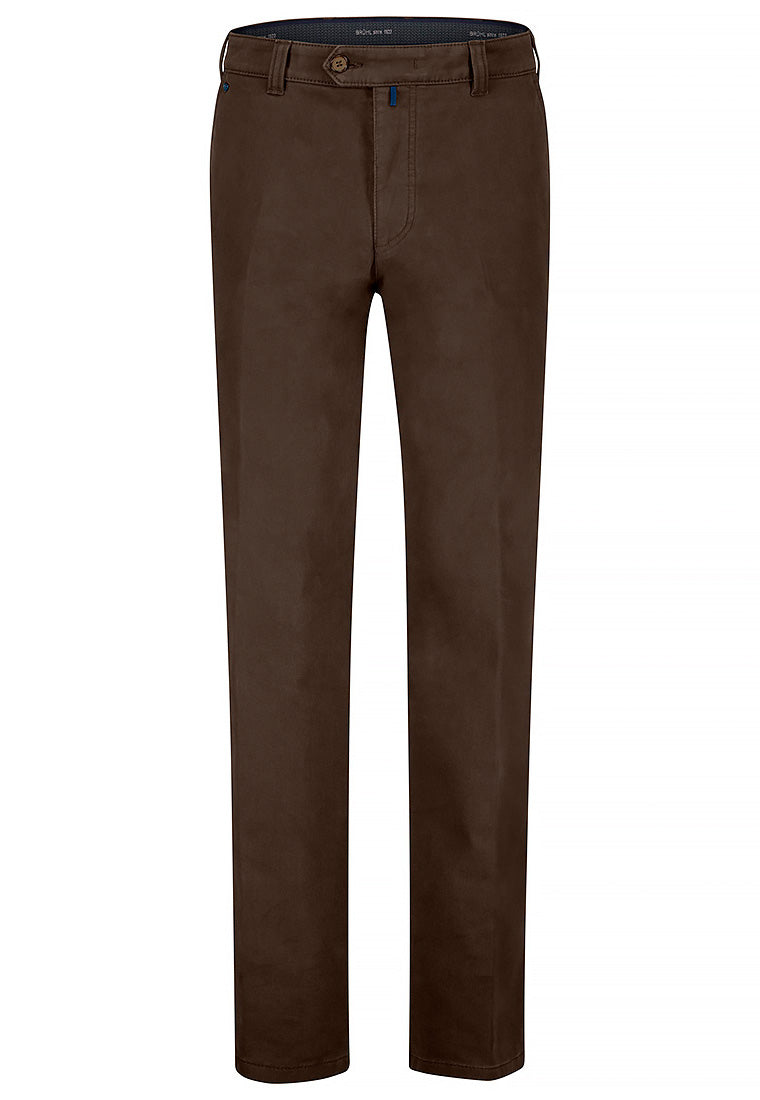 BRÜHL Thermo Stretch Twill Chinohose für Herren mit Cashmere Touch