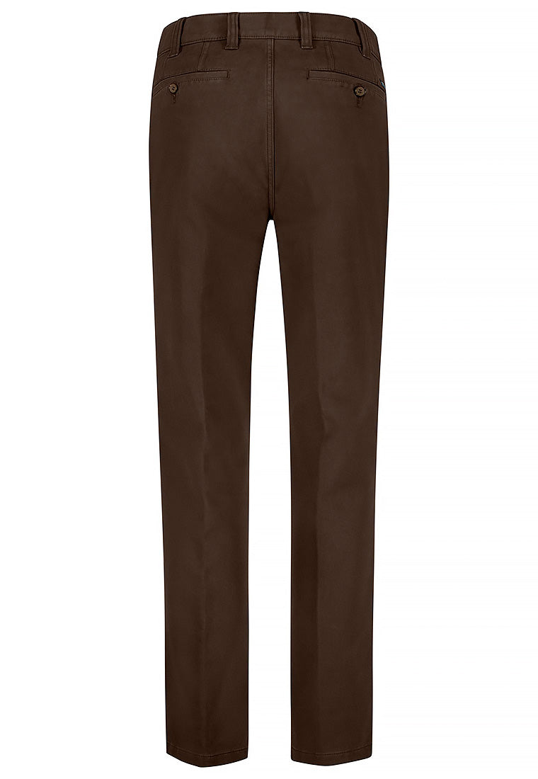 BRÜHL Thermo Stretch Twill Chinohose für Herren mit Cashmere Touch