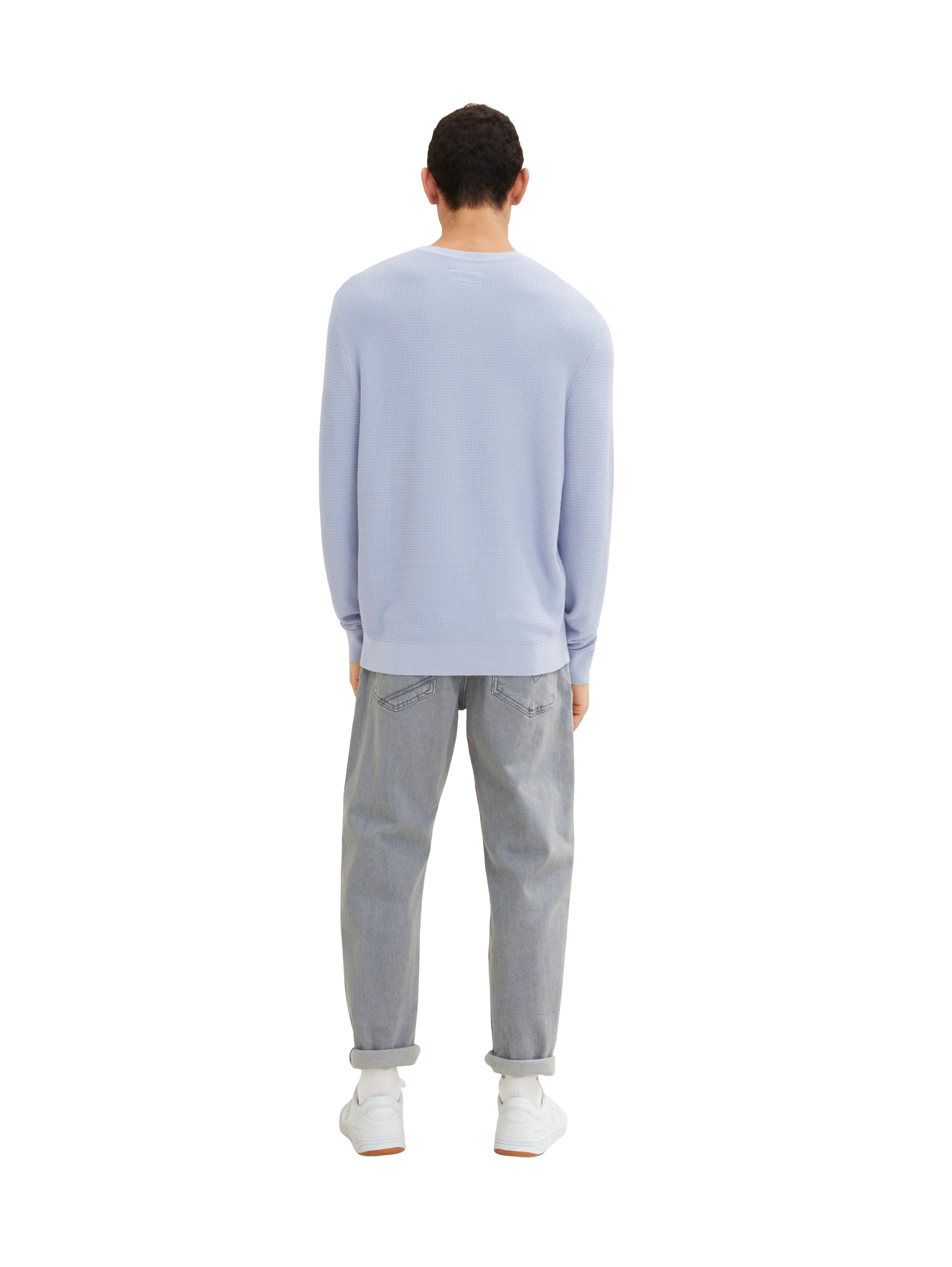 Tom Tailor Denim Strickpullover Regular Fit Herren mit V-Ausschnitt