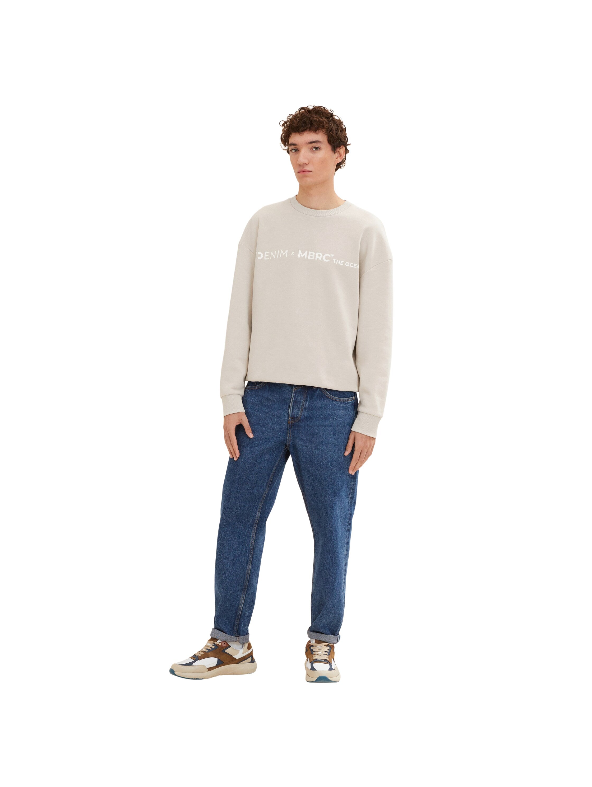 Tom Tailor Denim Jeans mit Logo-Badge Loose Fit für Herren