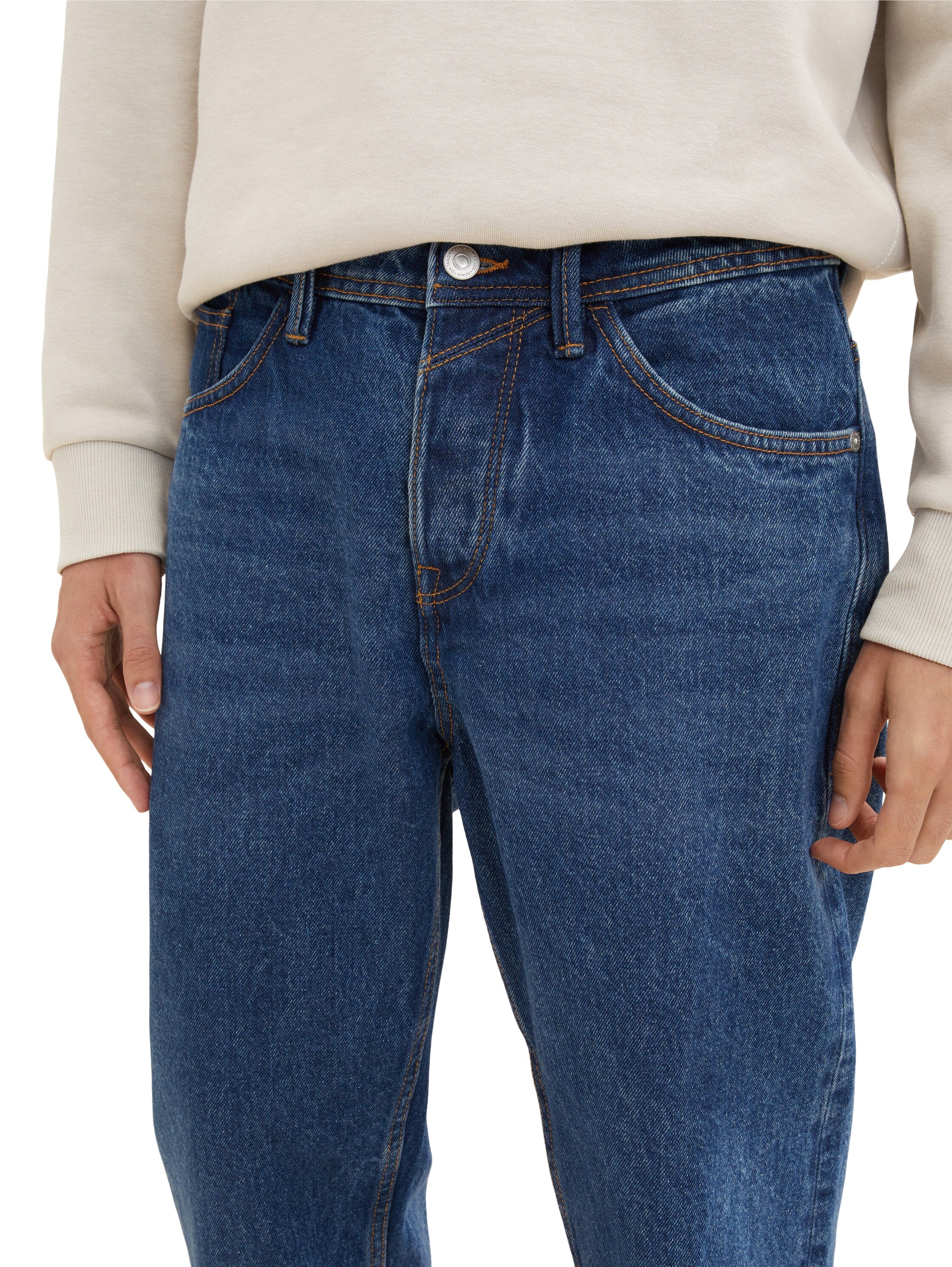 Tom Tailor Denim Jeans mit Logo-Badge Loose Fit für Herren