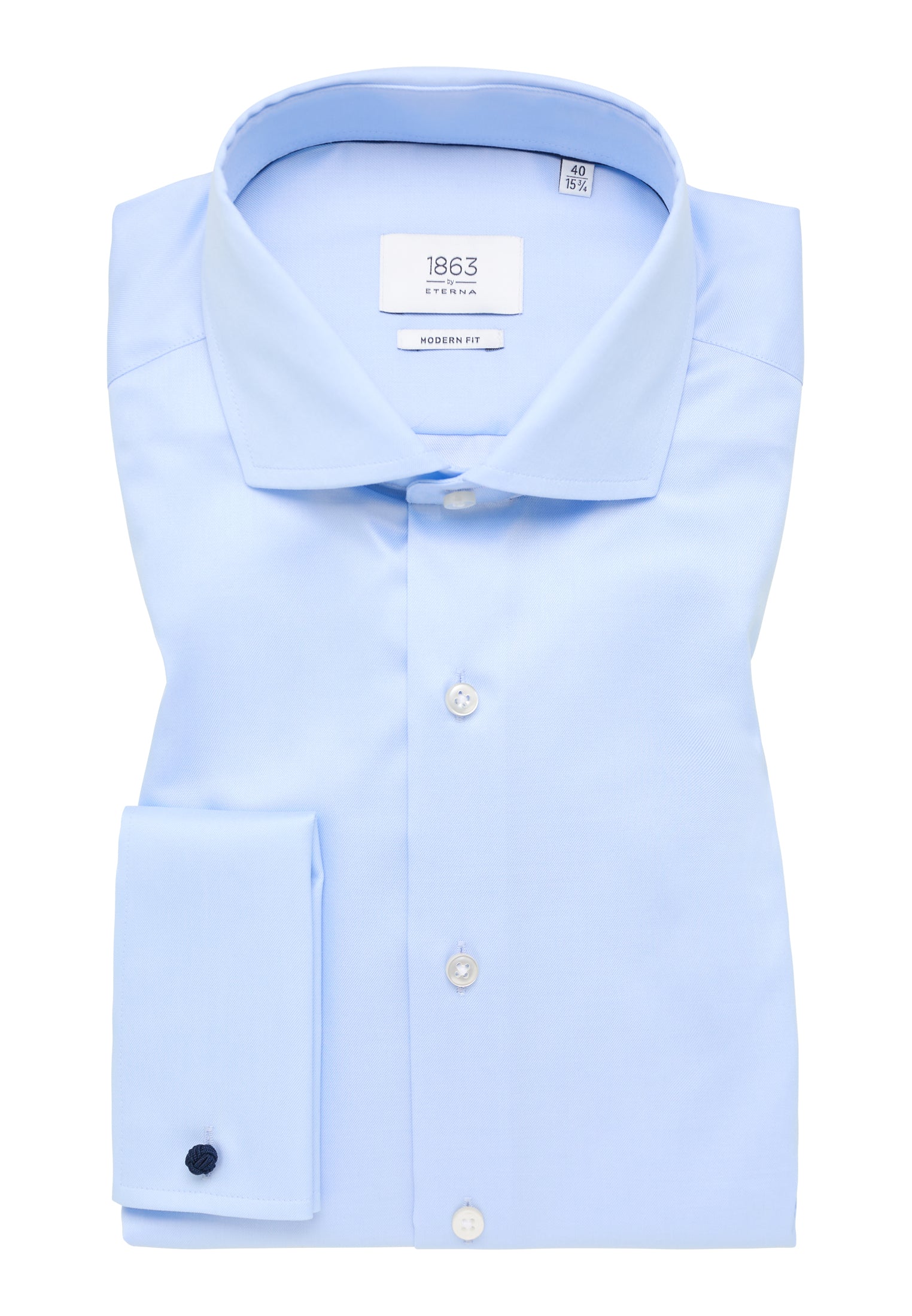 ETERNA Luxury Shirt Herren Twill bügelfrei