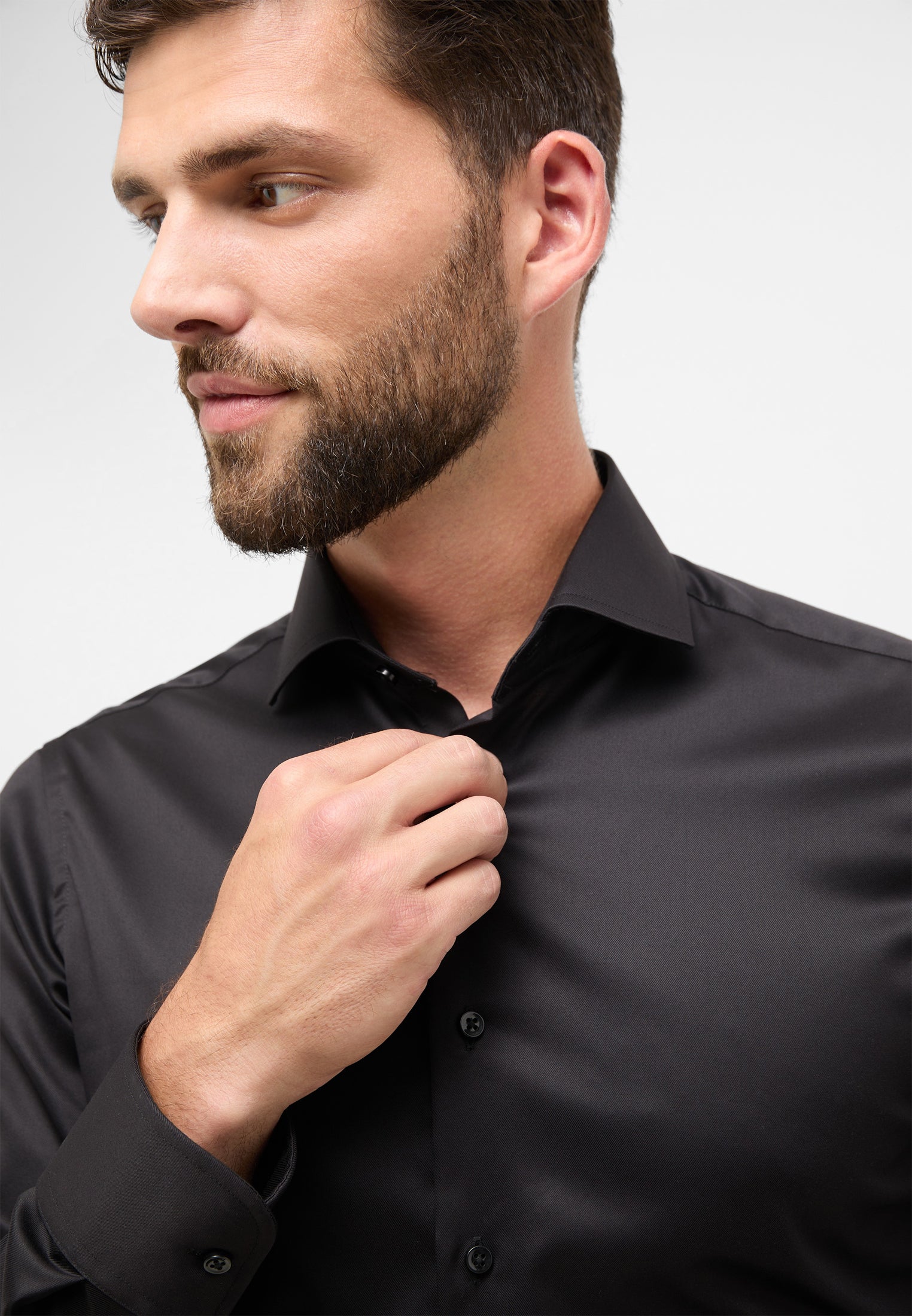 ETERNA Luxury Shirt Slim Fit Herren Bügelfrei