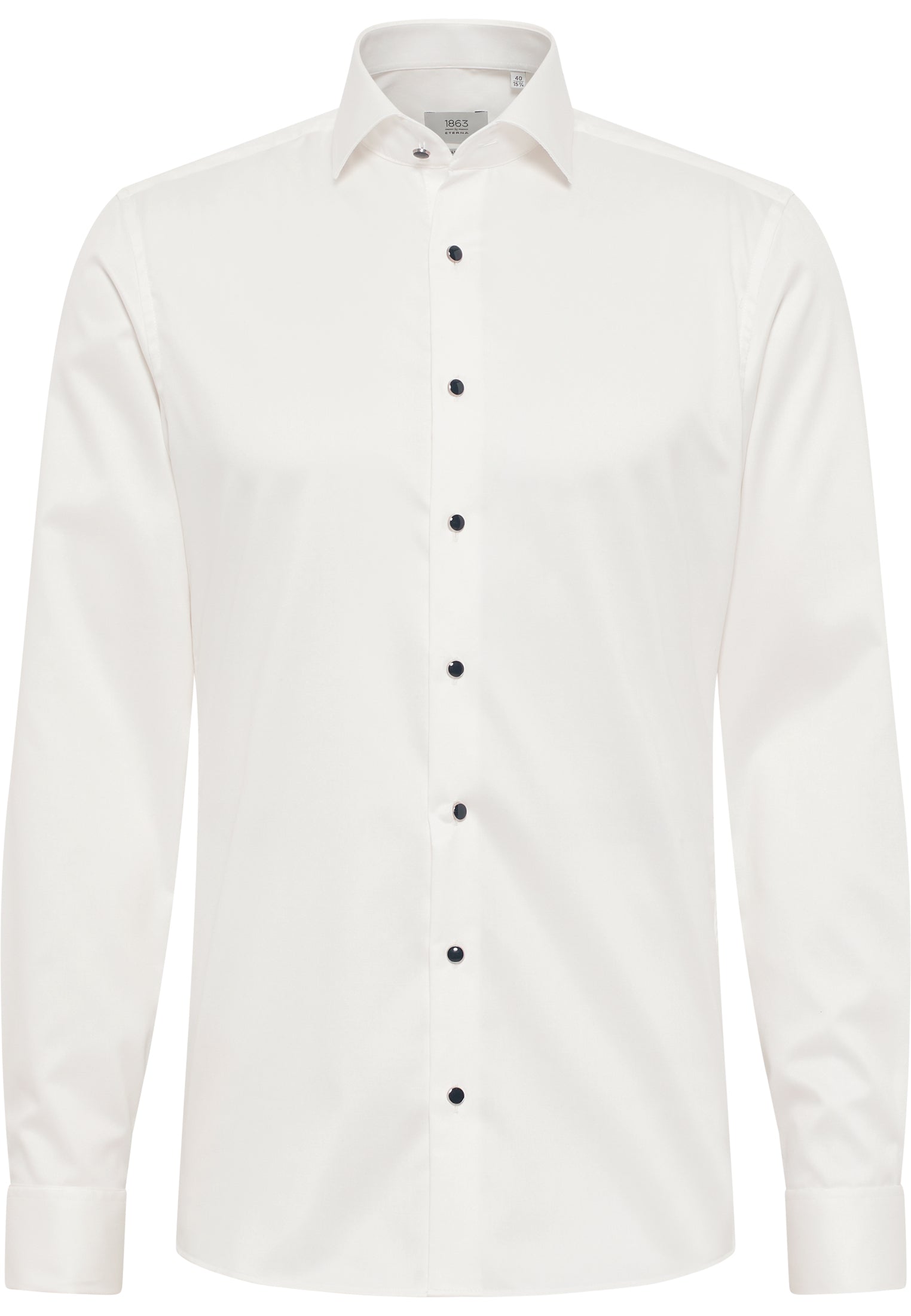 ETERNA Luxury Shirt Slim Fit Herren Bügelfrei Twill Gala Kent Umschlagmanschette