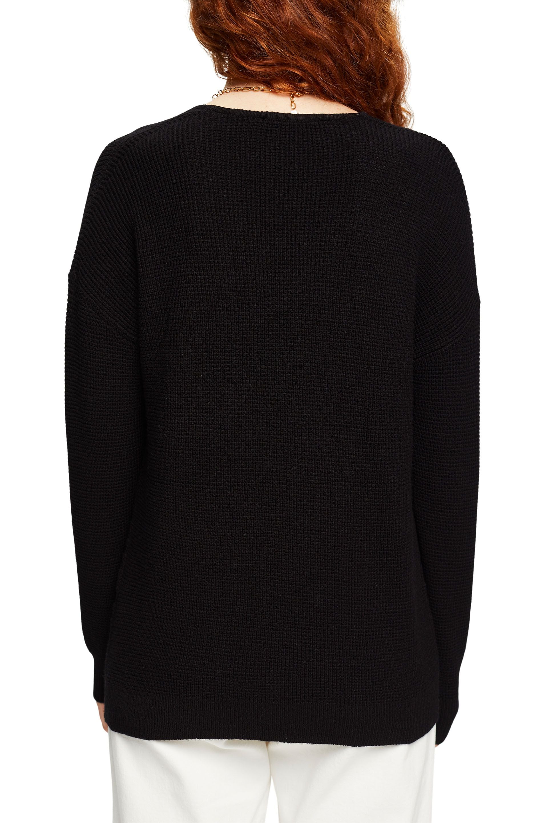Esprit Strickpullover Damen Lockerer Sitz V-Ausschnitt