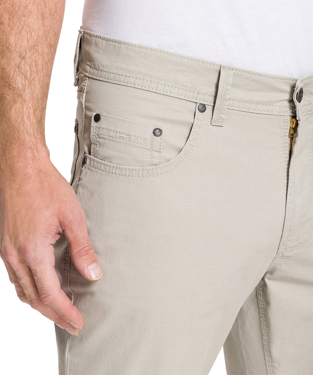 Pioneer Basic 5-Pocket Jeans für Herren Regular Fit Summer Structure Stretch Printed