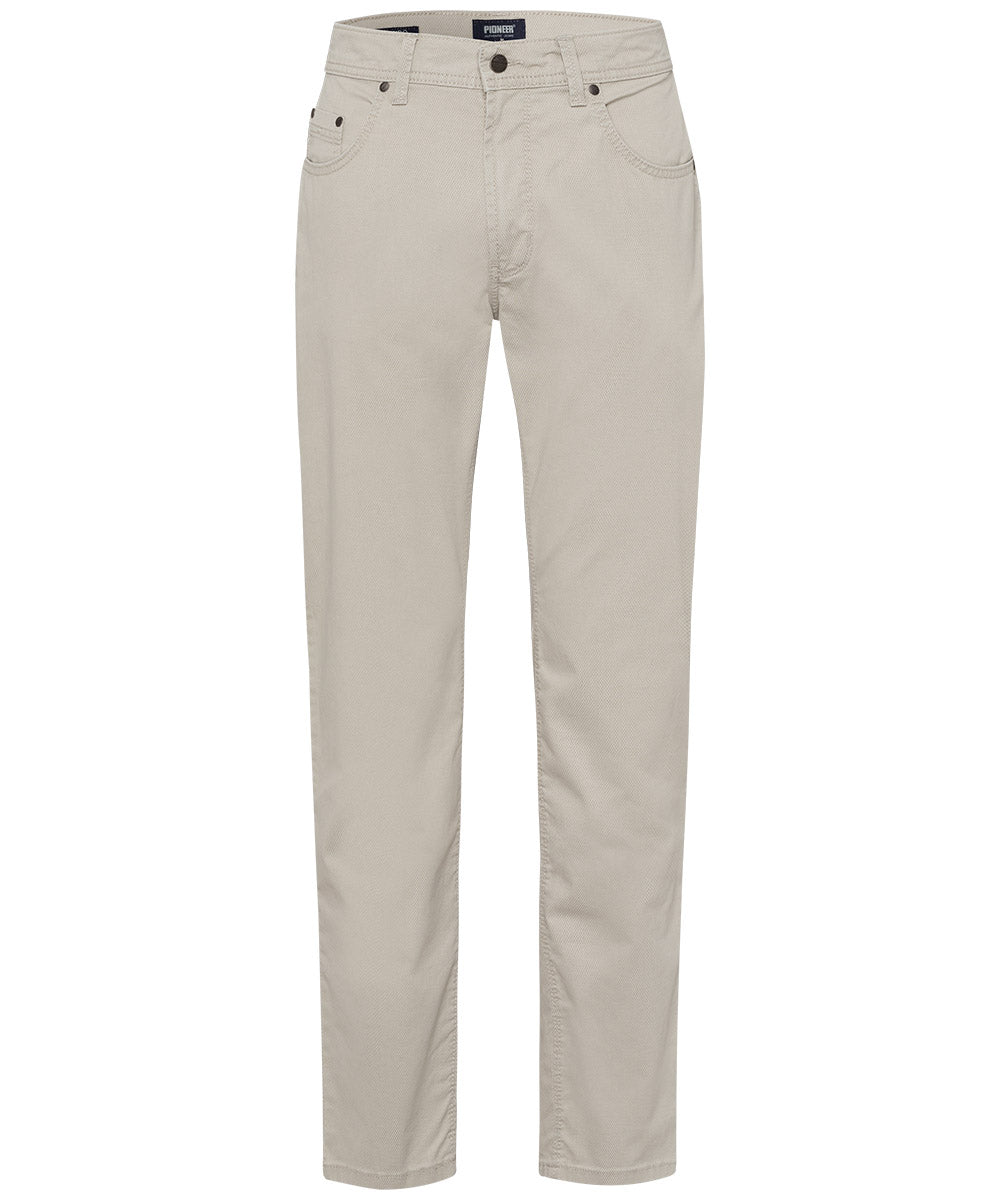 Pioneer Basic 5-Pocket Jeans für Herren Regular Fit Summer Structure Stretch Printed