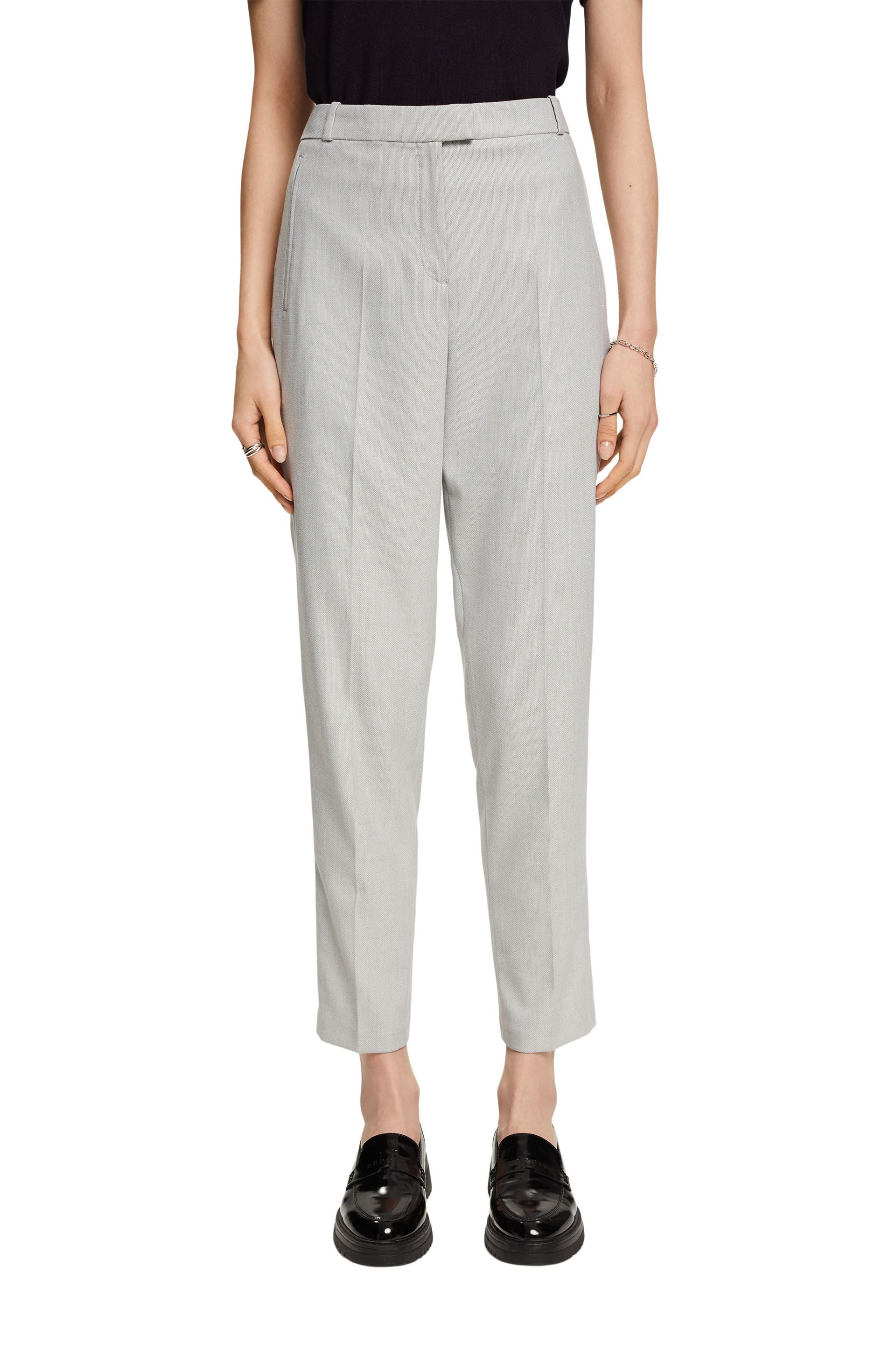 TrendyStyle verkürzte Hose Damen Grau