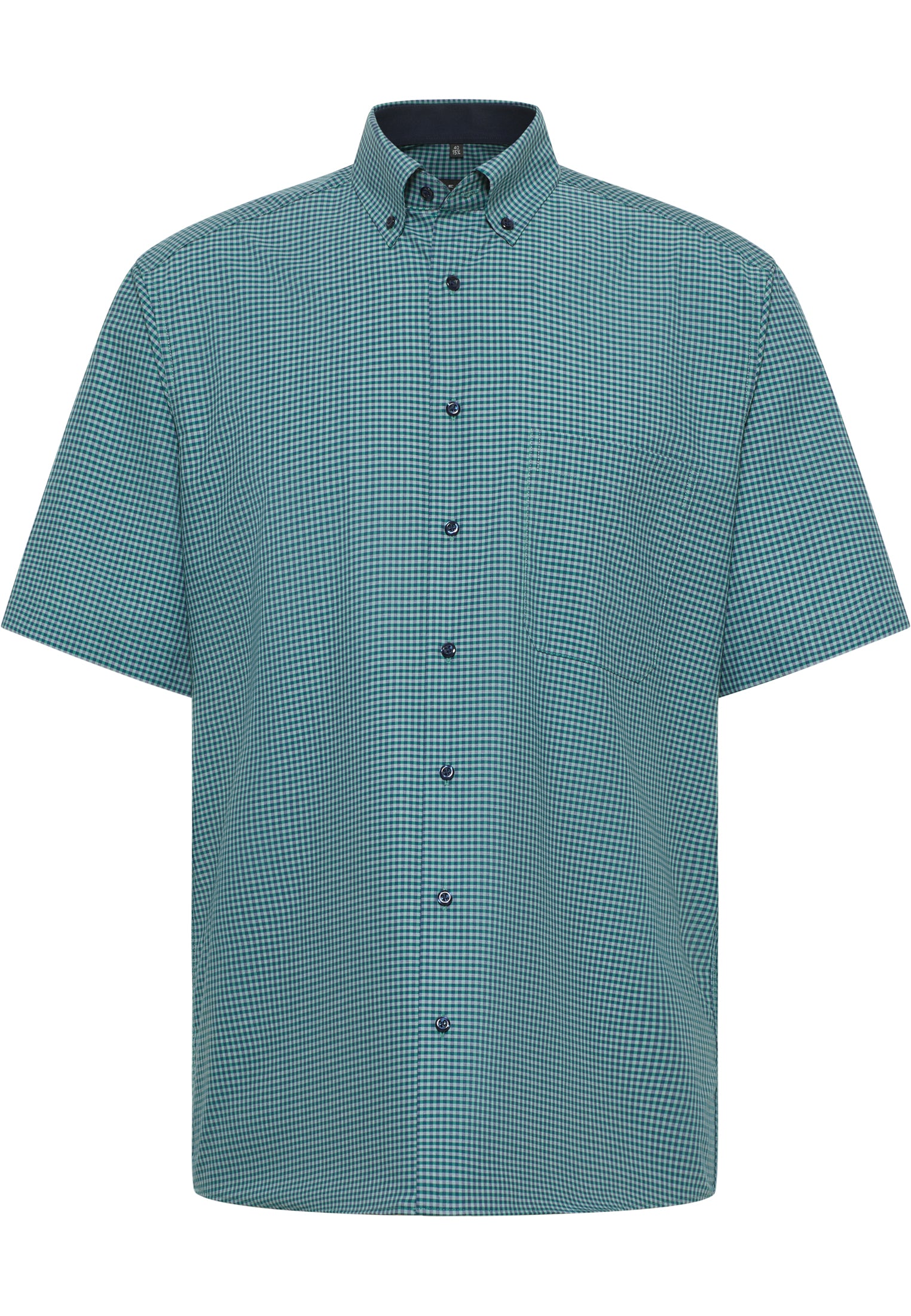 Marke Karo-Hemd Herren Komfort Fit Bügelfrei