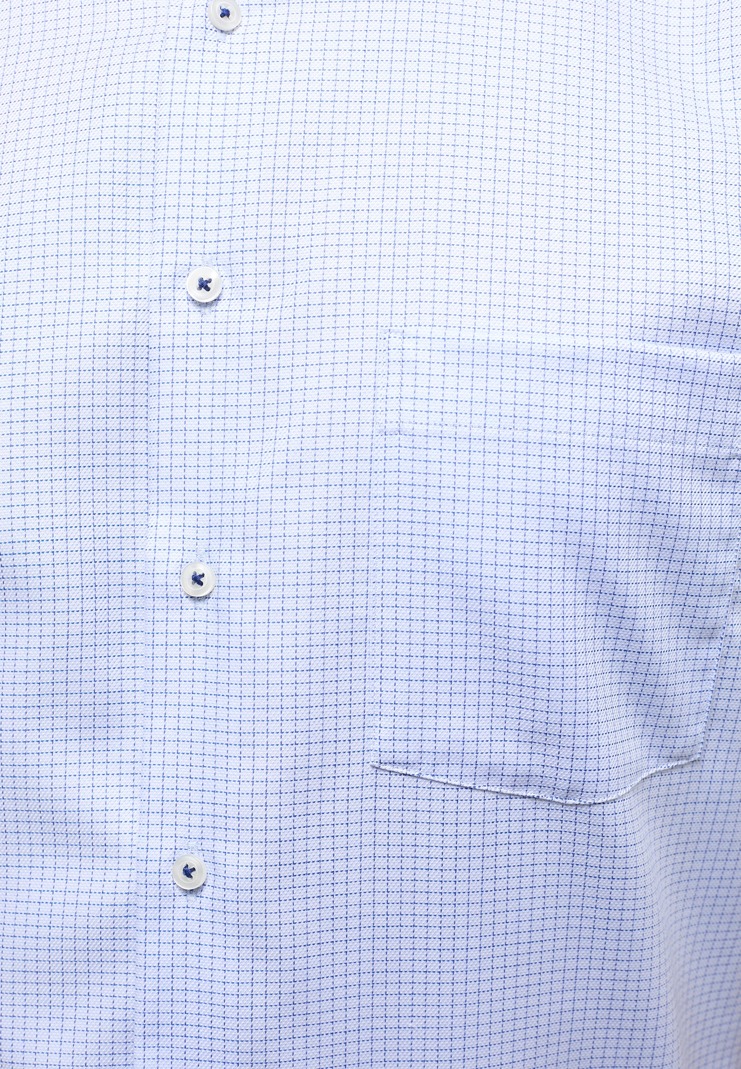 Eterna Twill-Kurzarmhemd Modern Fit Herren Bügelfrei