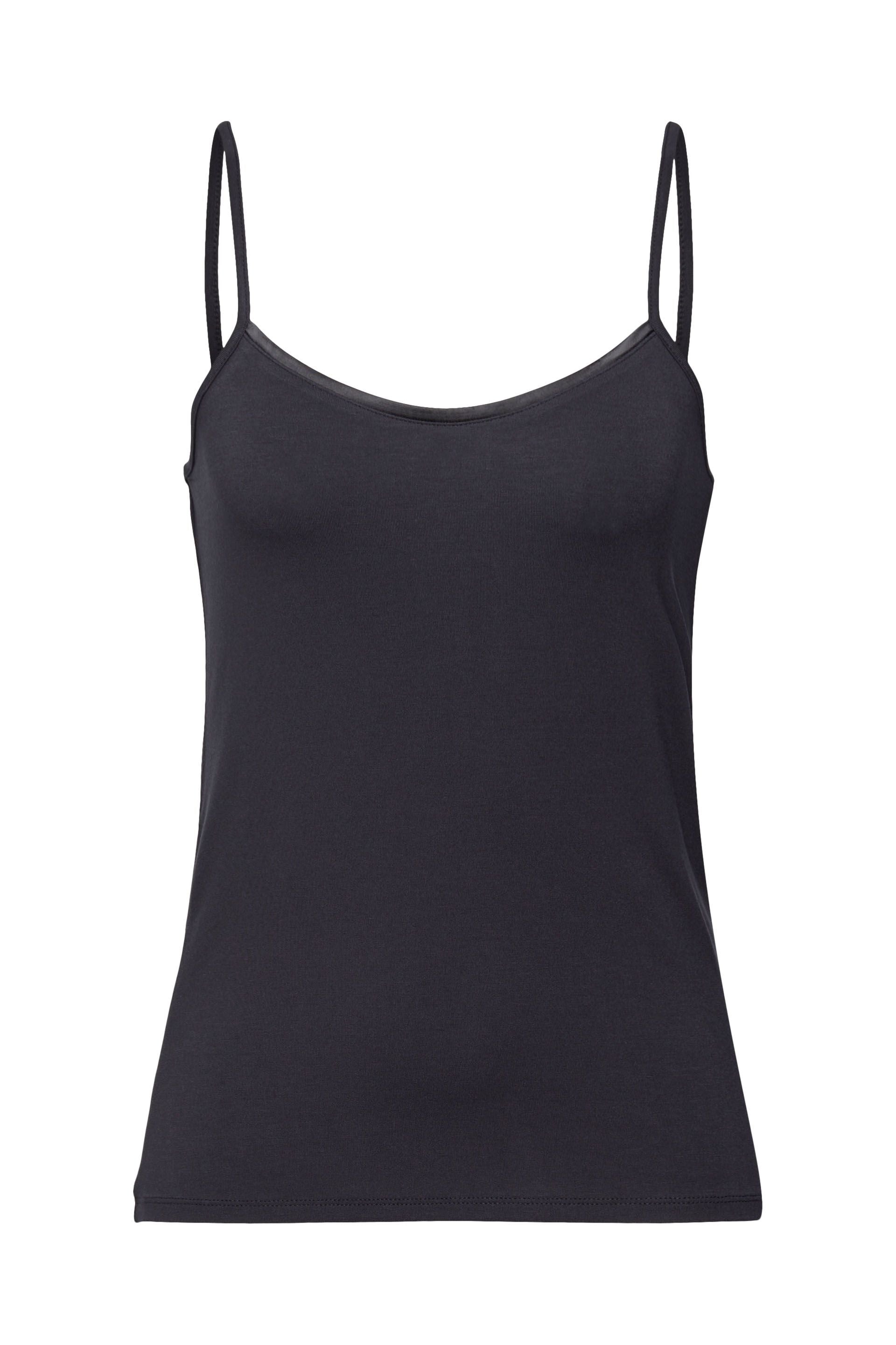 Esprit Spaghettiträger-Top Damen Stretchkomfort Viskose