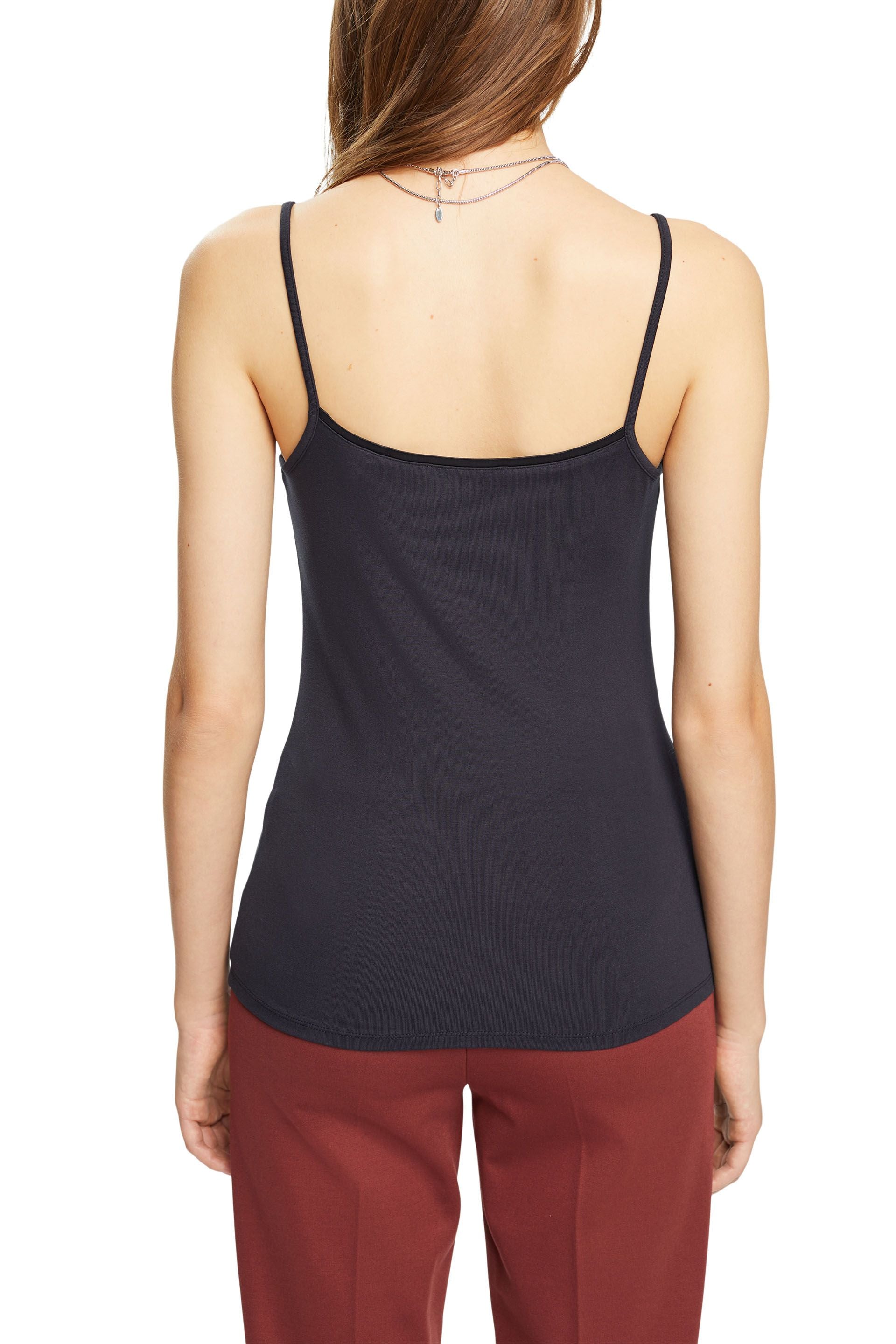 Esprit Spaghettiträger-Top Damen Stretchkomfort Viskose