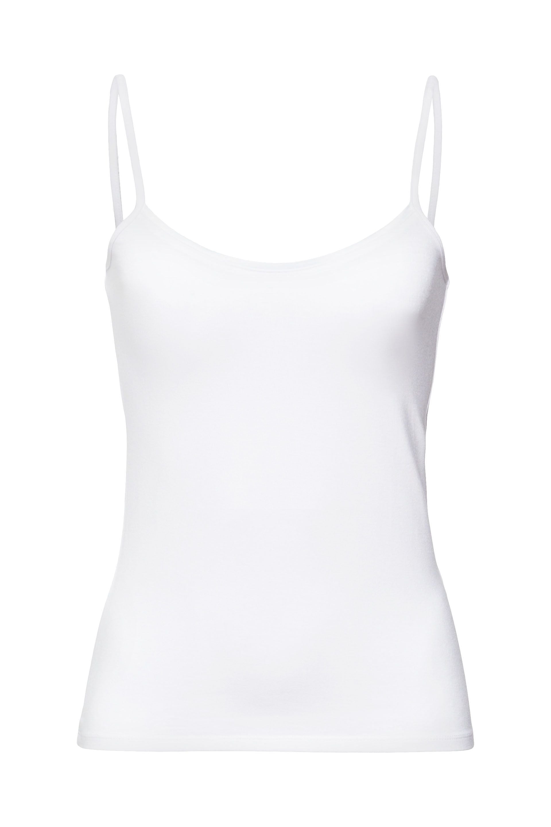Esprit Spaghettiträger-Top Damen Stretchkomfort Viskose