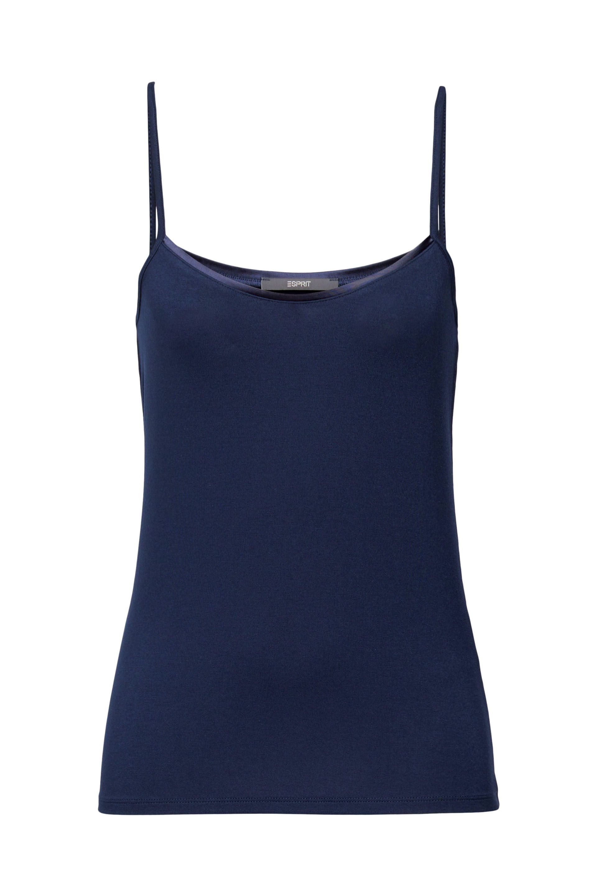 Esprit Spaghettiträger-Top Damen Stretchkomfort Viskose