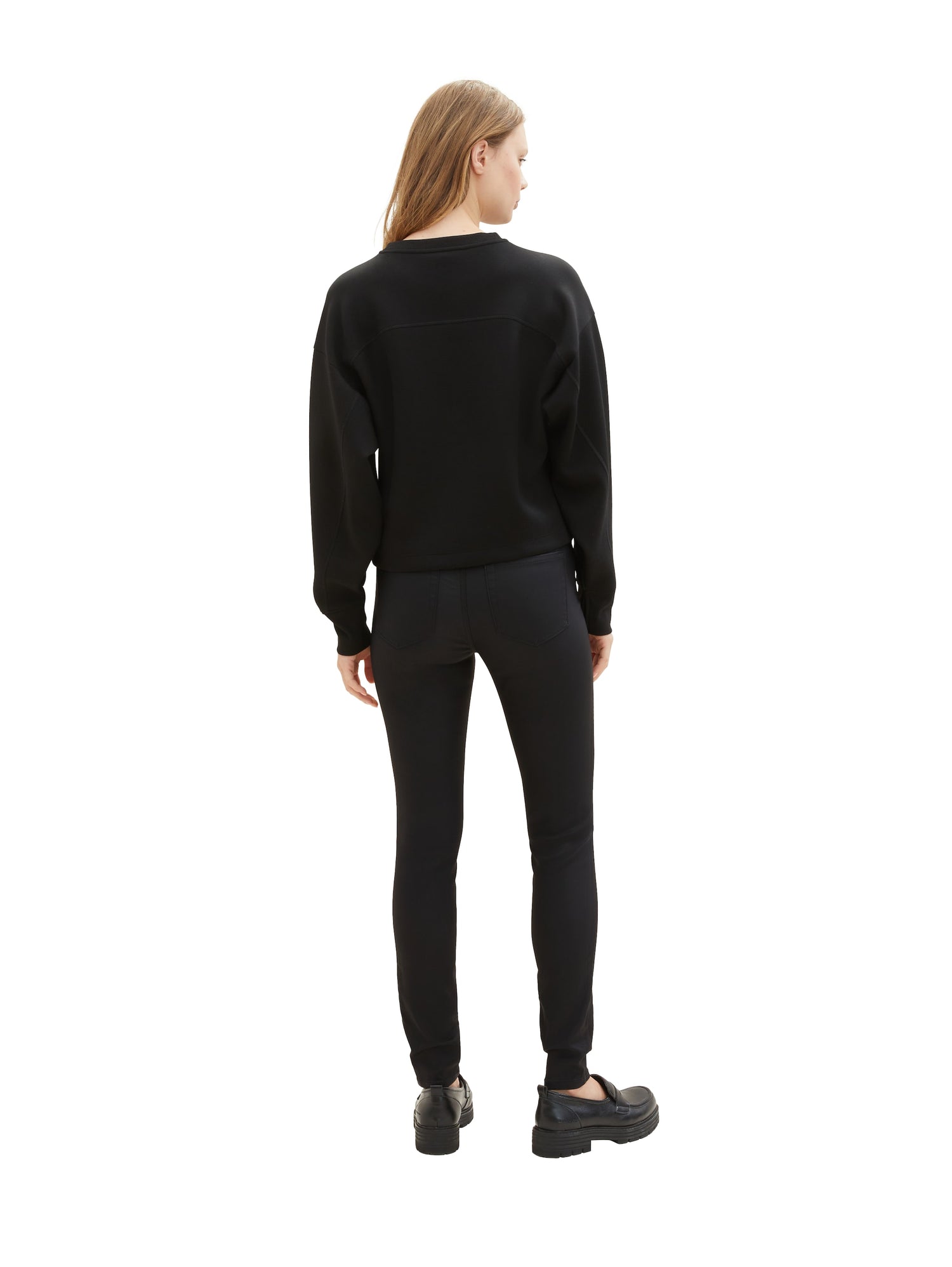 Tom Tailor Denim Coated Extra Skinny Jeans Damen Glänzend