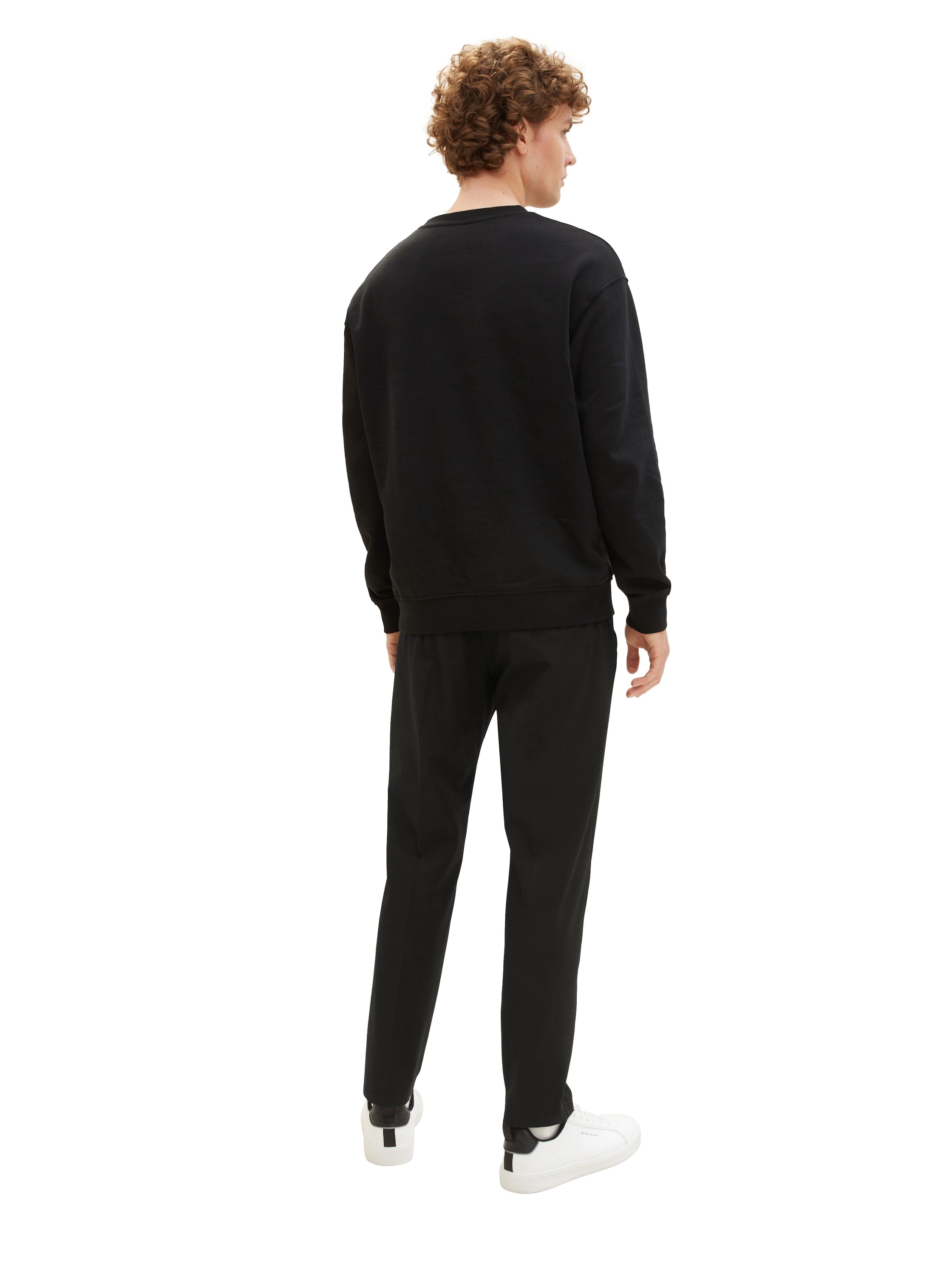 Tom Tailor Denim Relaxed Tapered Hose Herren mit elastischem Bund