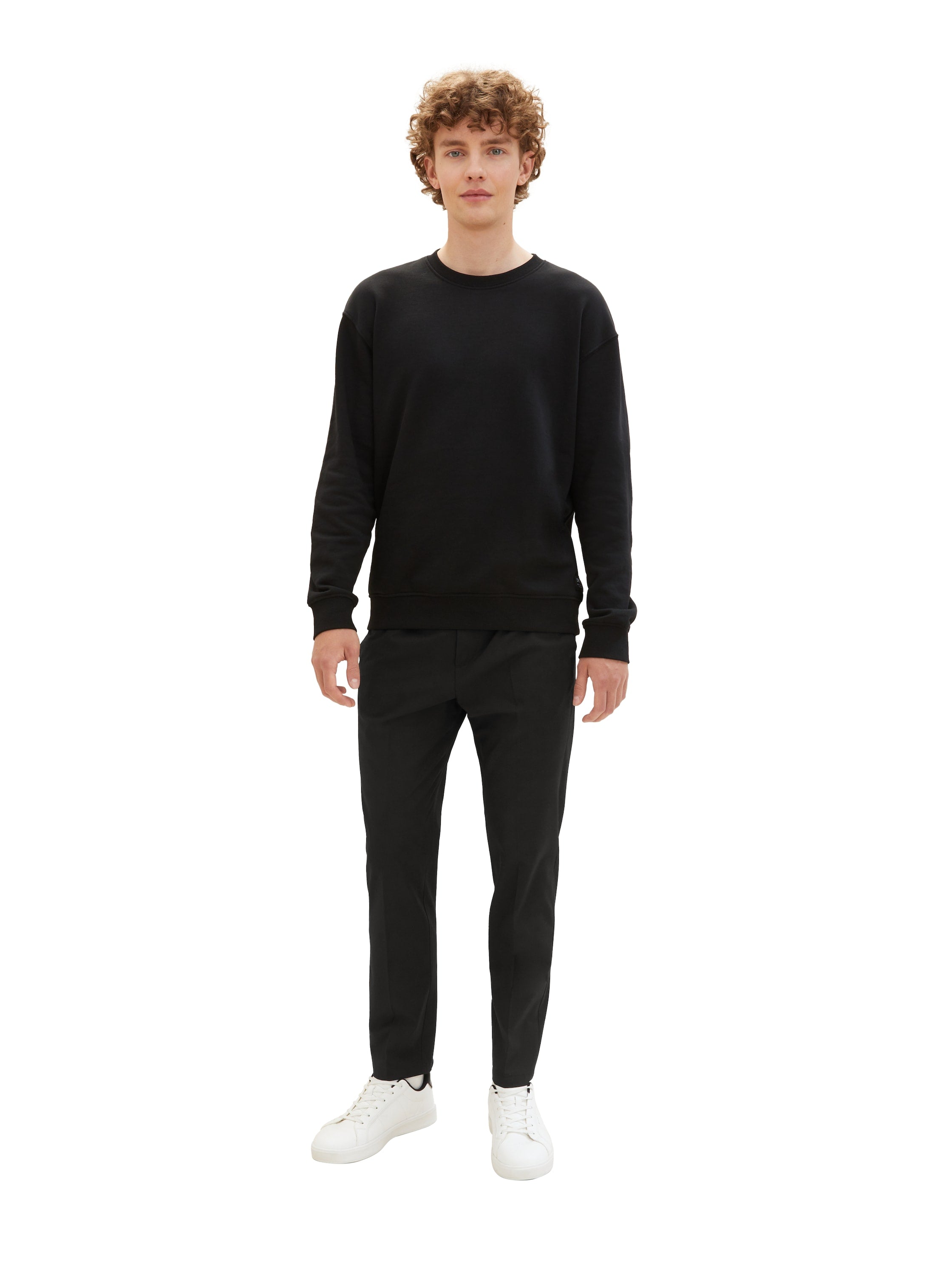 Tom Tailor Denim Relaxed Tapered Hose Herren mit elastischem Bund