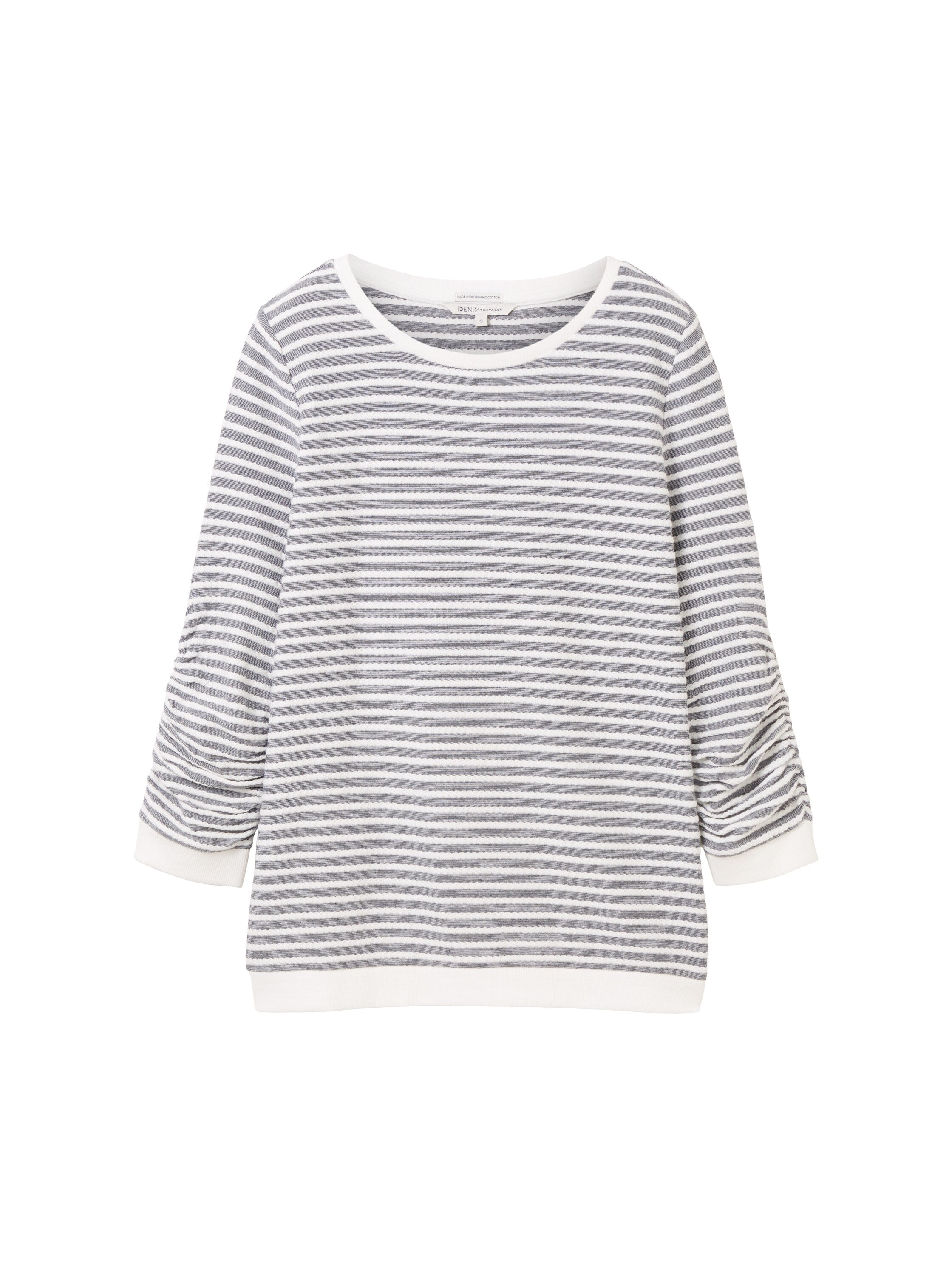 Sweatshirt mit Streifenmuster