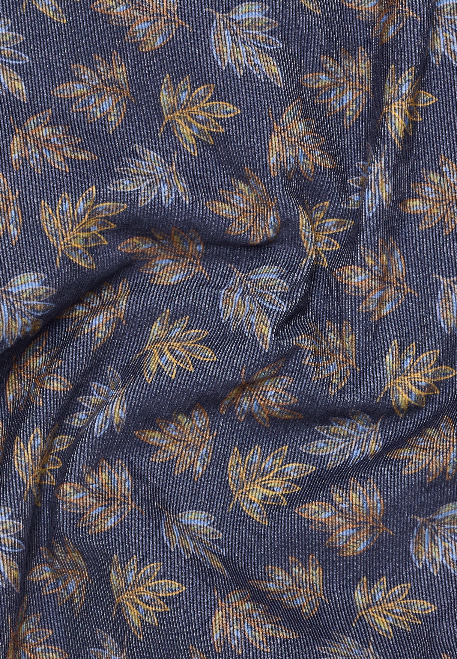 ETERNA Babycord-Langarmhemd Herren Allover-Print