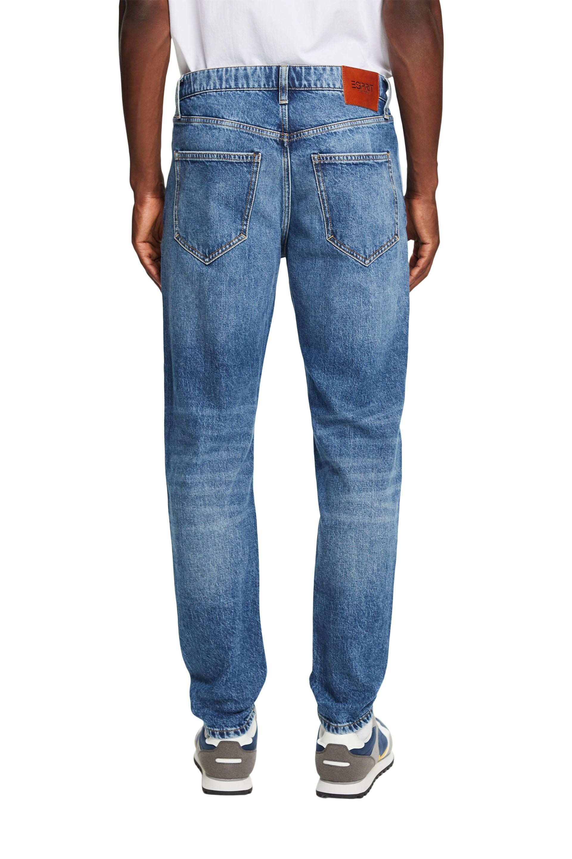 Esprit Herren Jeans Konisch Zulaufend 5-Pockets-Styling