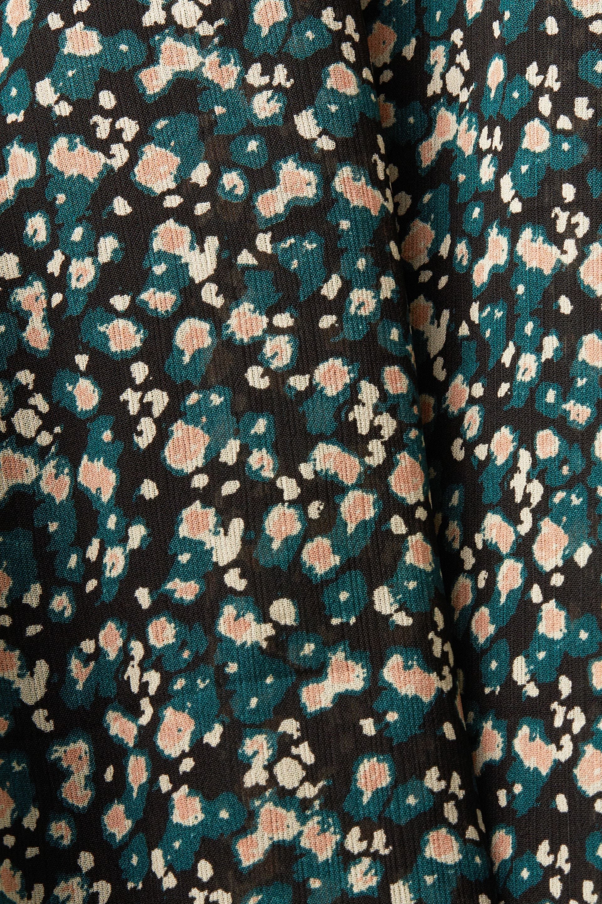 Esprit Crinkle-Chiffon Kleid mit Allover-Print für Damen