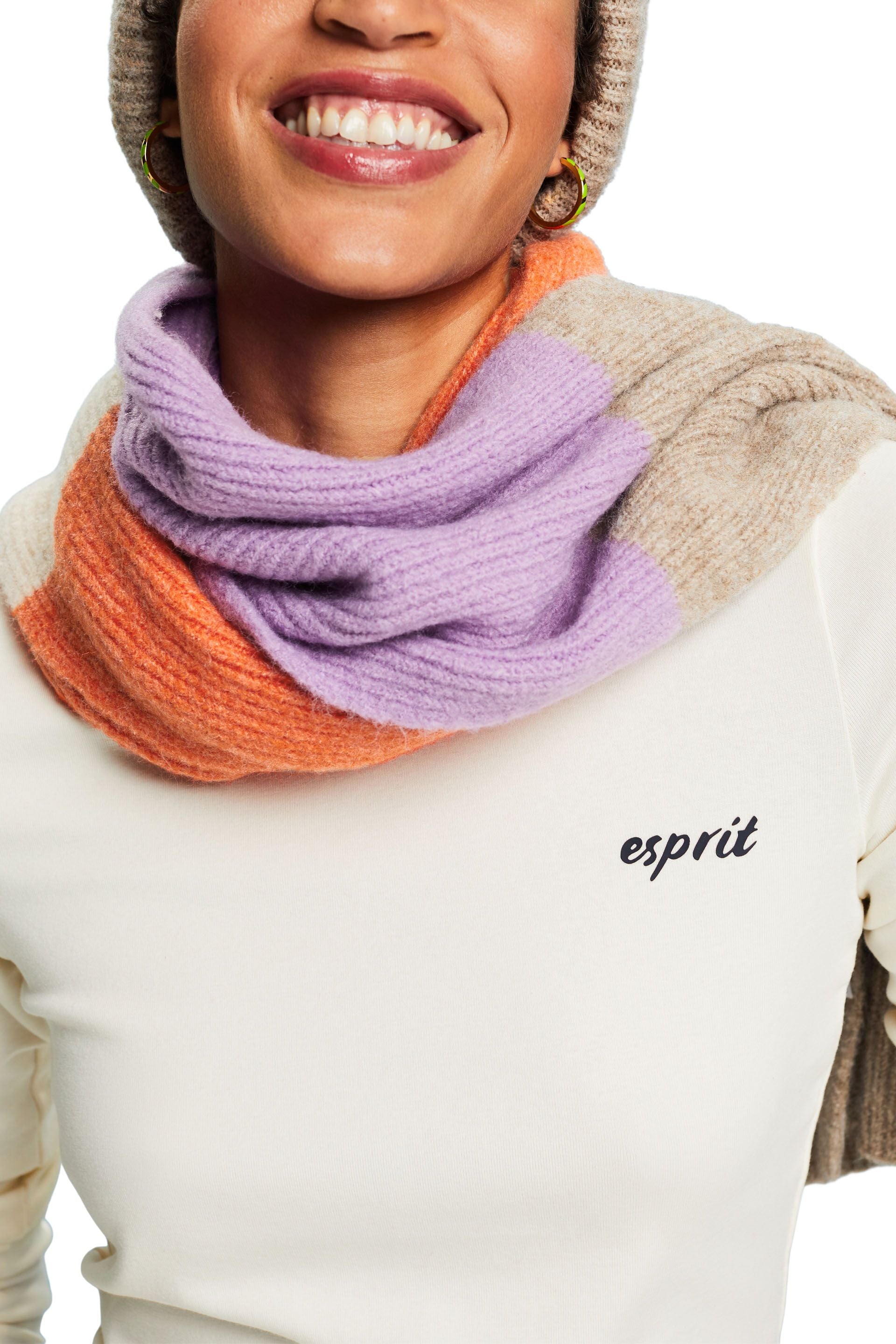 Esprit Rippstrick Geschenk-Box für Erwachsene mit recyceltem Materialmix