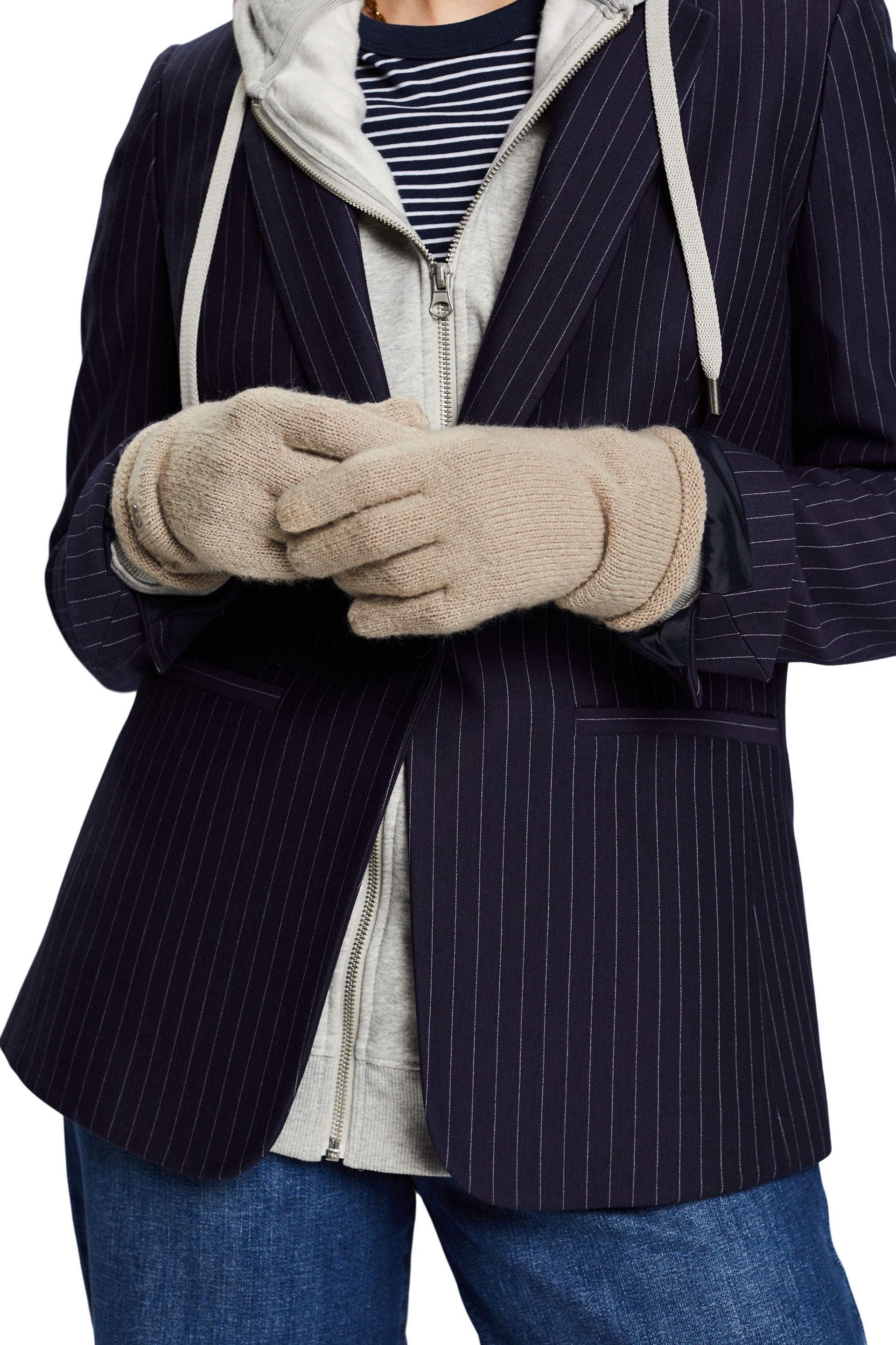 Esprit Strickmütze für Erwachsene Weiblich mit Elasthan