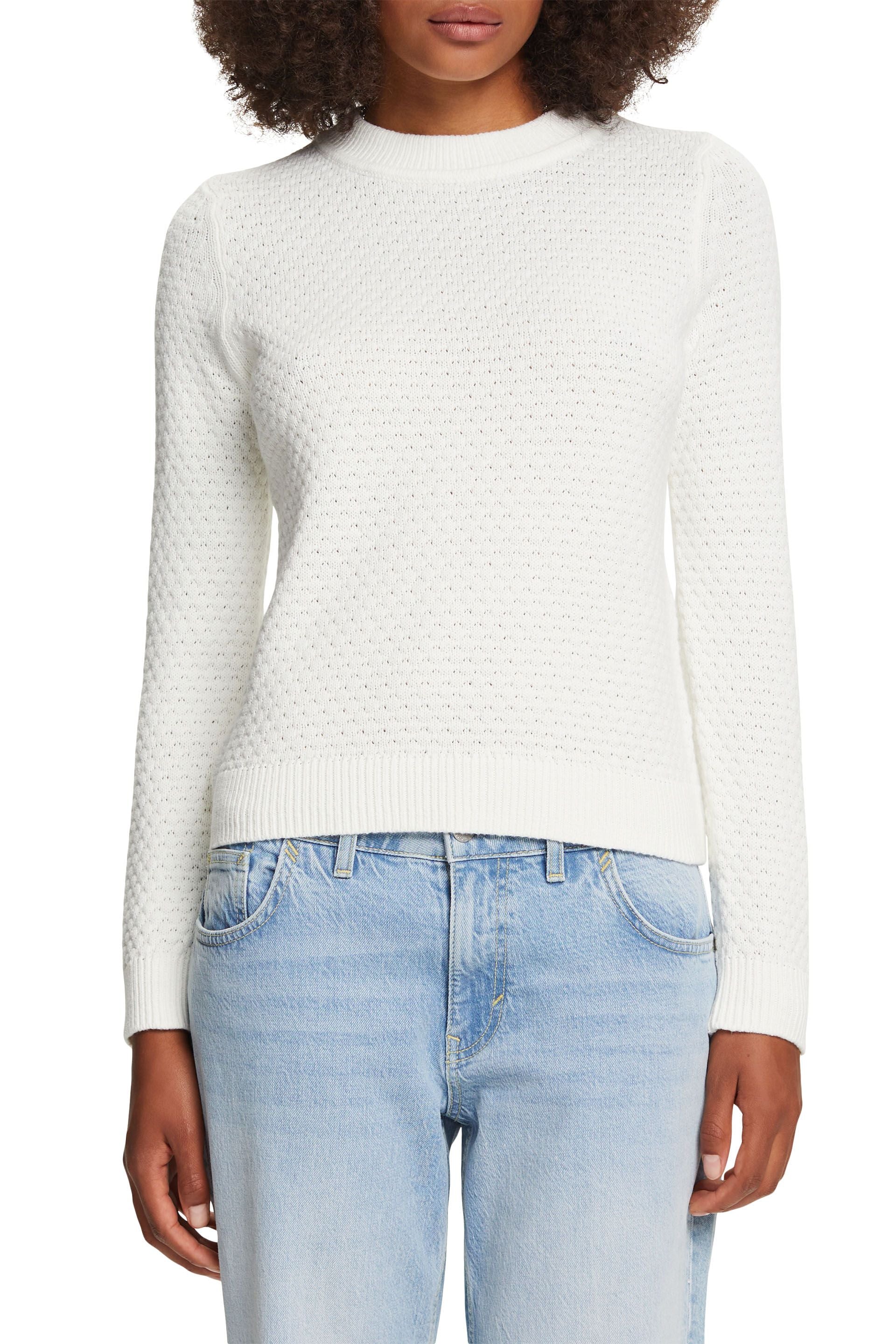 ESPRIT Pullover Strickpullover Damen weich und pflegeleicht