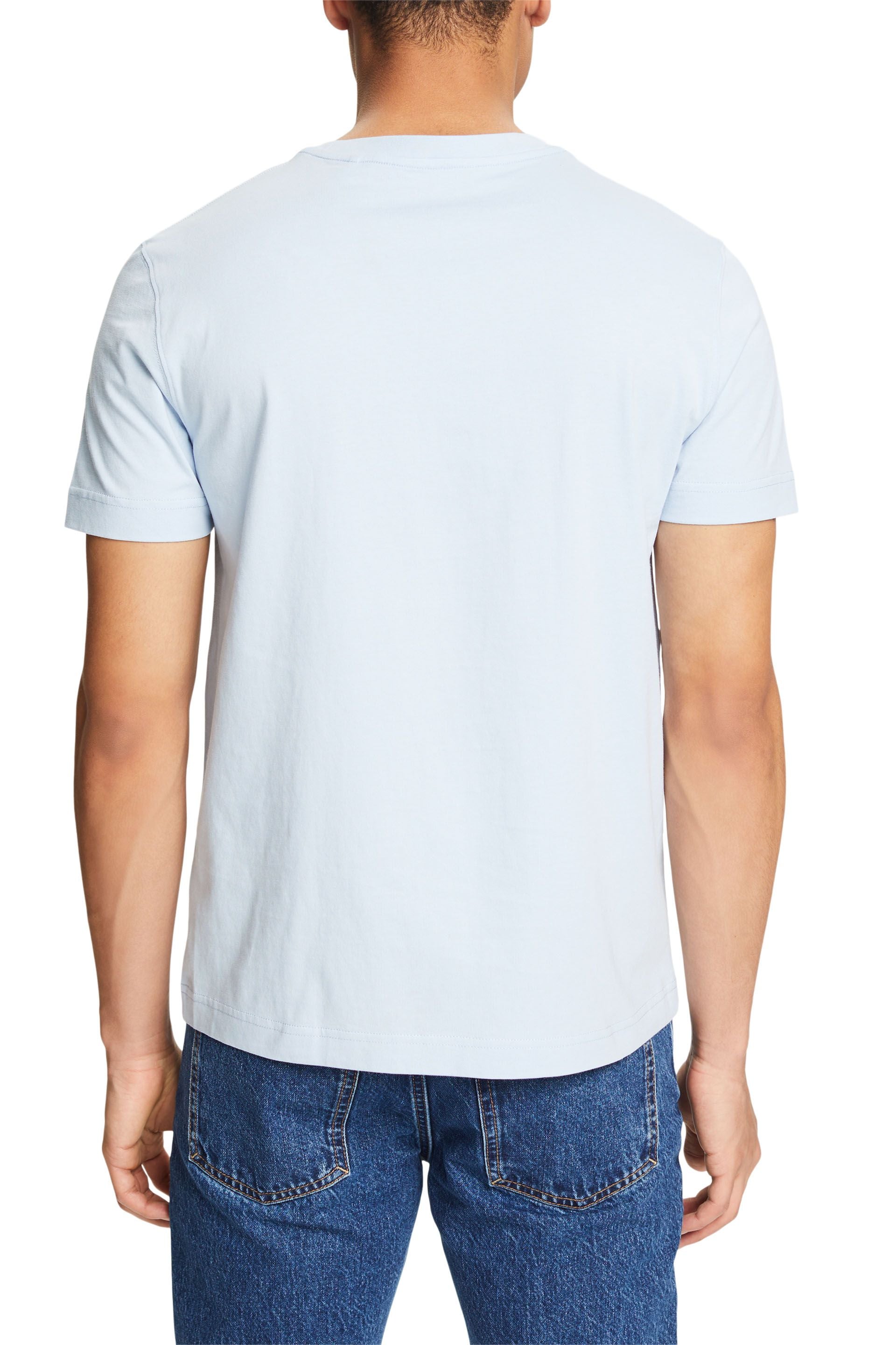 Esprit Herren T-Shirt Regular Fit Rundhalsausschnitt Grafik-Print
