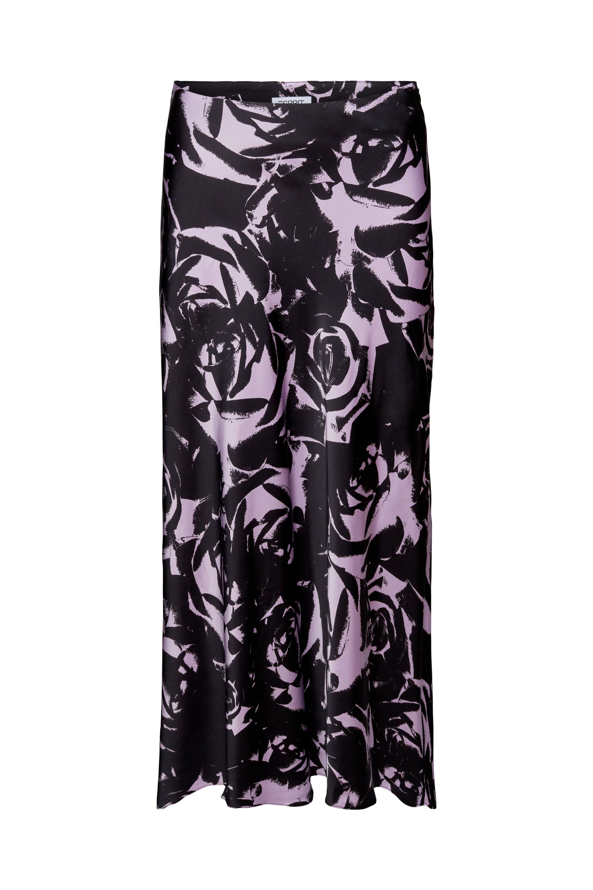 Esprit A-Linie Satin Kleid Erwachsene Allover-Print