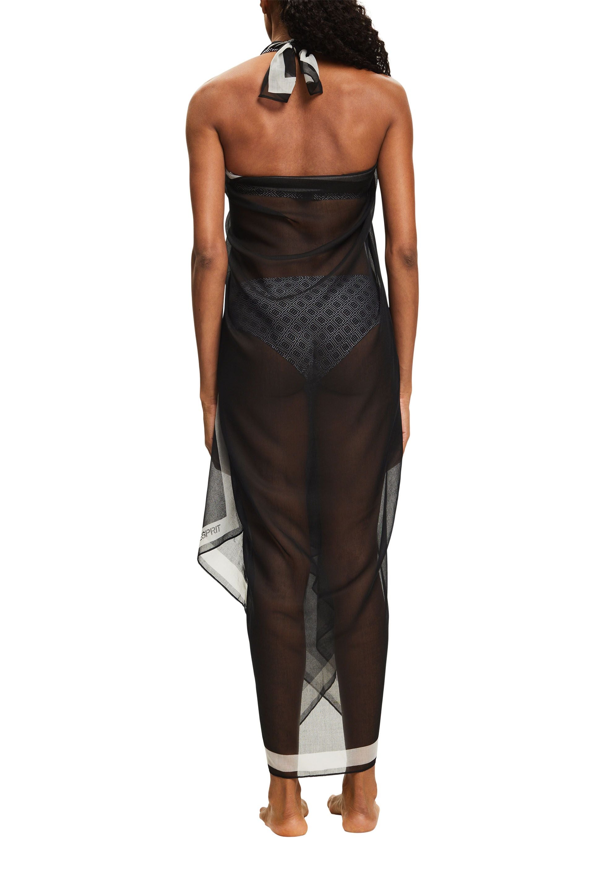ESPRIT NEW Damen Haarband mit Logoprint aus recyceltem Stoff