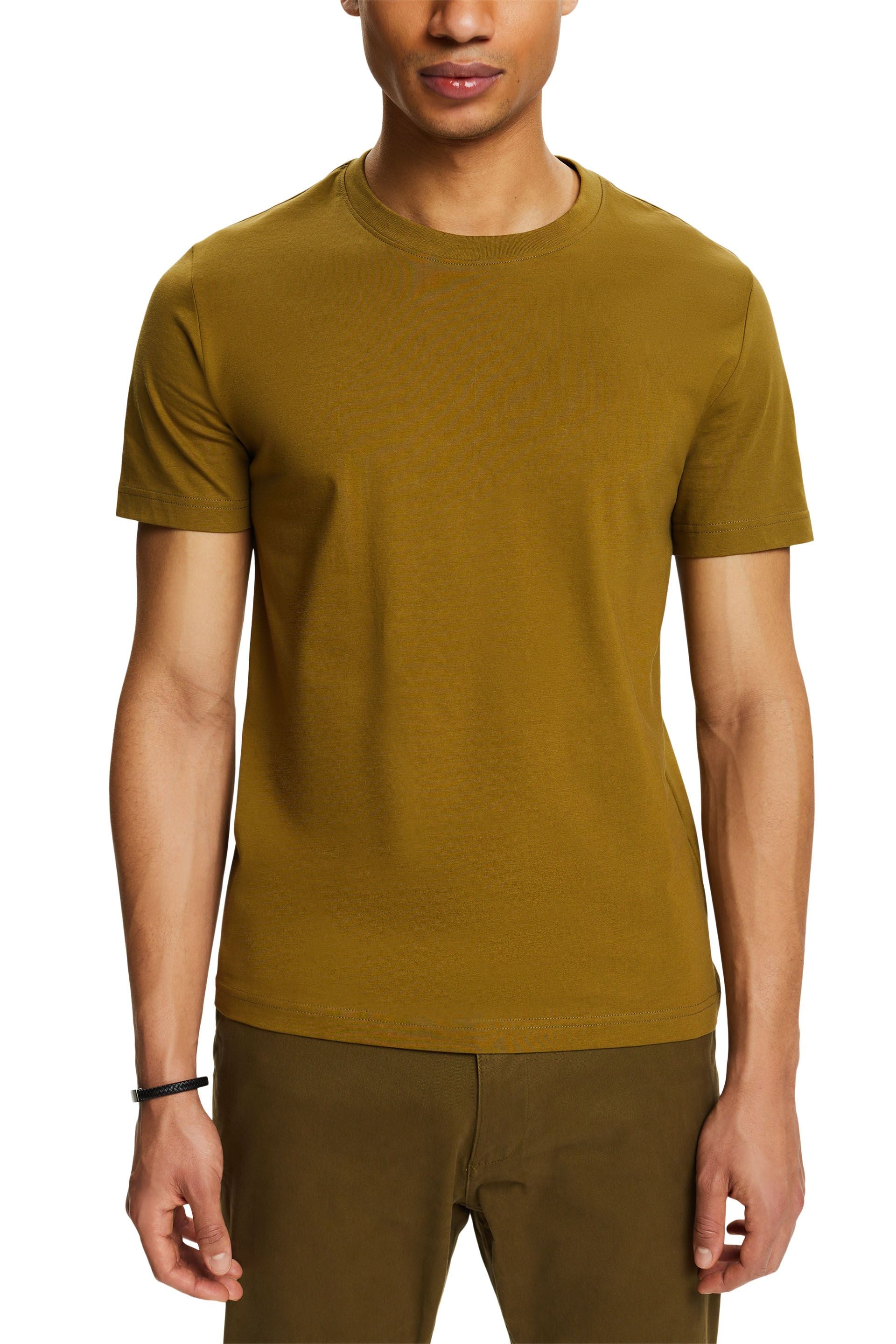 Esprit Herren Slim Fit T-Shirt Bio-Baumwolle