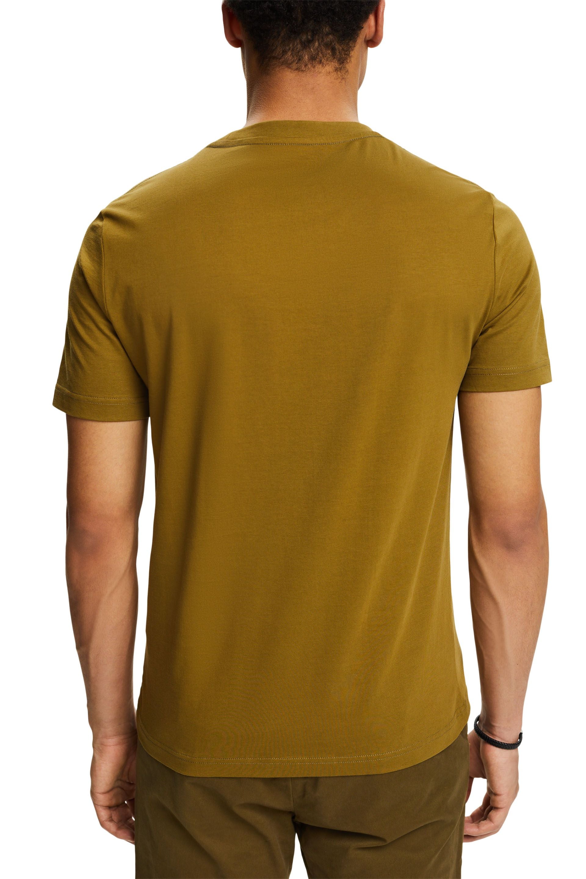 Esprit Herren Slim Fit T-Shirt Bio-Baumwolle