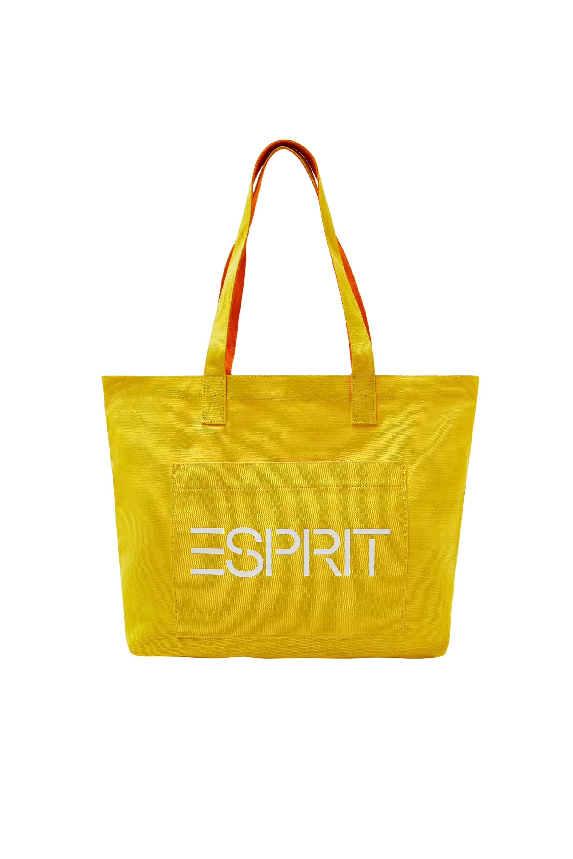 Esprit Baumwoll-Tasche für Damen mit Logo-Print